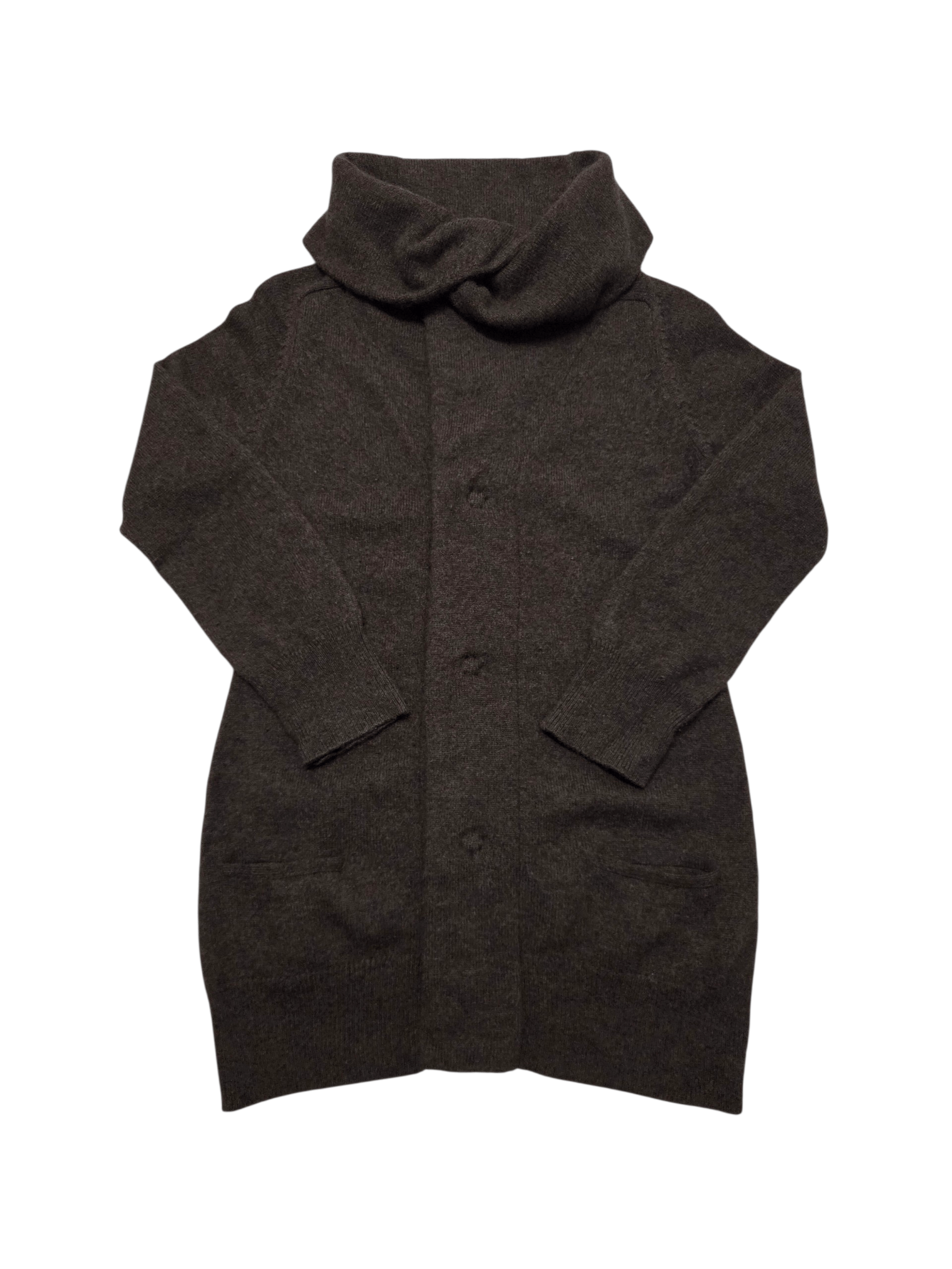 CABANE de ZUCCa ISSEY MIYAKE CABANE de ZUCCa Long Wool Coat Size S / US 4 / IT 40 - 1 Thumbnail