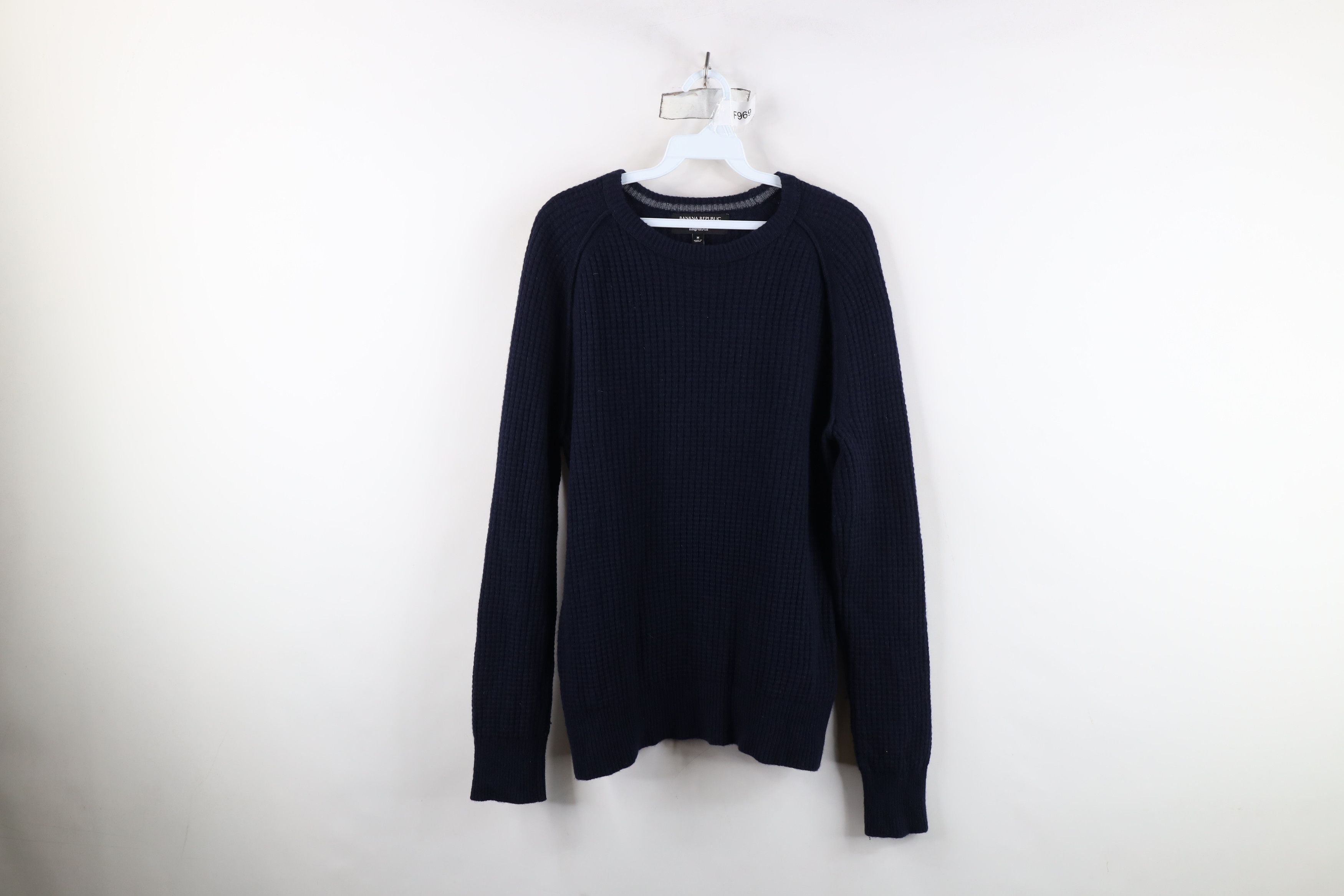 Banana Republic Banana Republic Filpucci Wool Thermal Knit Sweater Blue Size US M / EU 48-50 / 2 - 1 Thumbnail