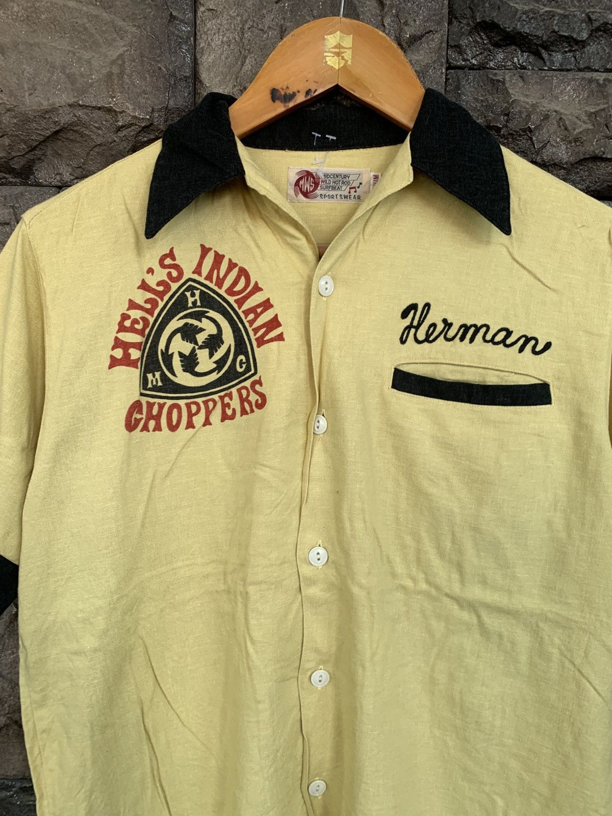 Japanese Brand Vintage MWS Japanese Brand Embroidery Bowling Shirt Size US M / EU 48-50 / 2 - 5 Thumbnail