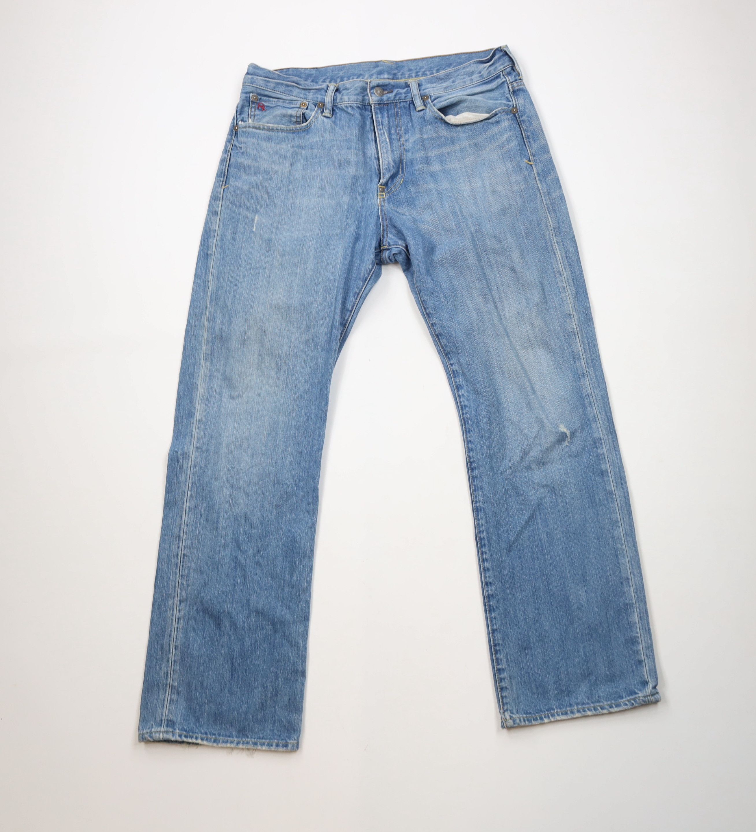 Vintage Ralph Lauren 67 Vintage Cut Wide Leg Jeans Blue