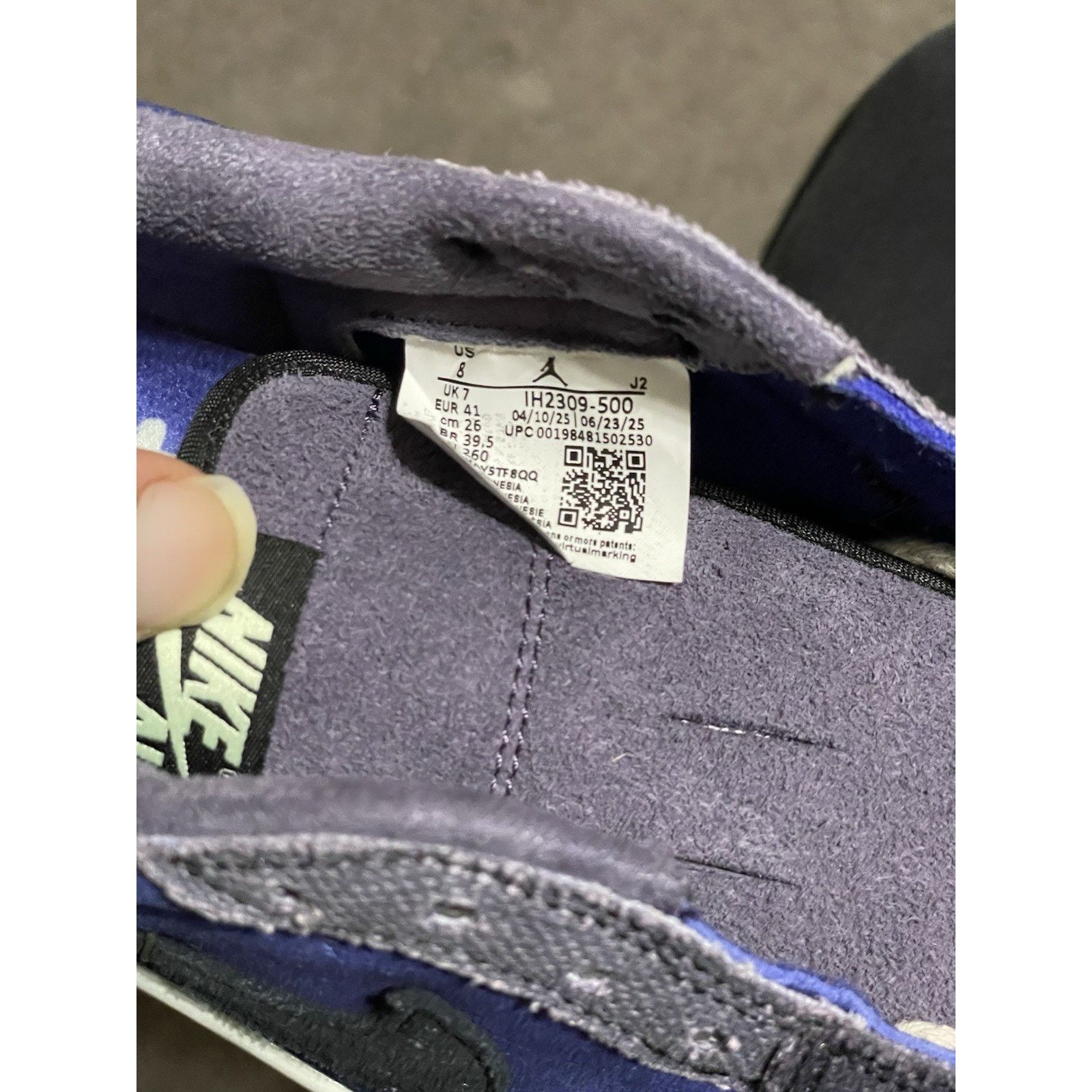 Jordan Brand Size 8- Air Jordan Retro 1 Low Zion Williamson Voodoo Magic Size US 8 / EU 41 - 6 Thumbnail