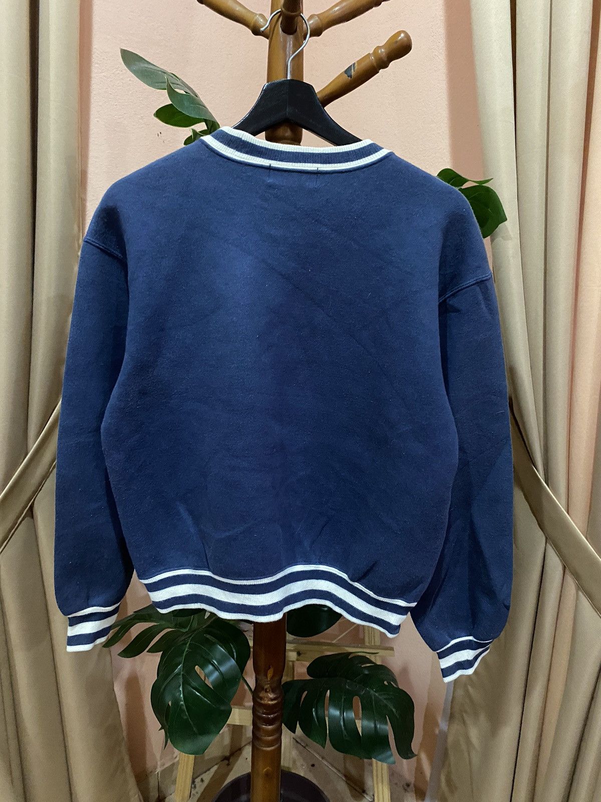 Junko Shimada Junko Shimada Golf Sweatshirt - Navy Blue with Globe Design Size US M / EU 48-50 / 2 - 5 Thumbnail