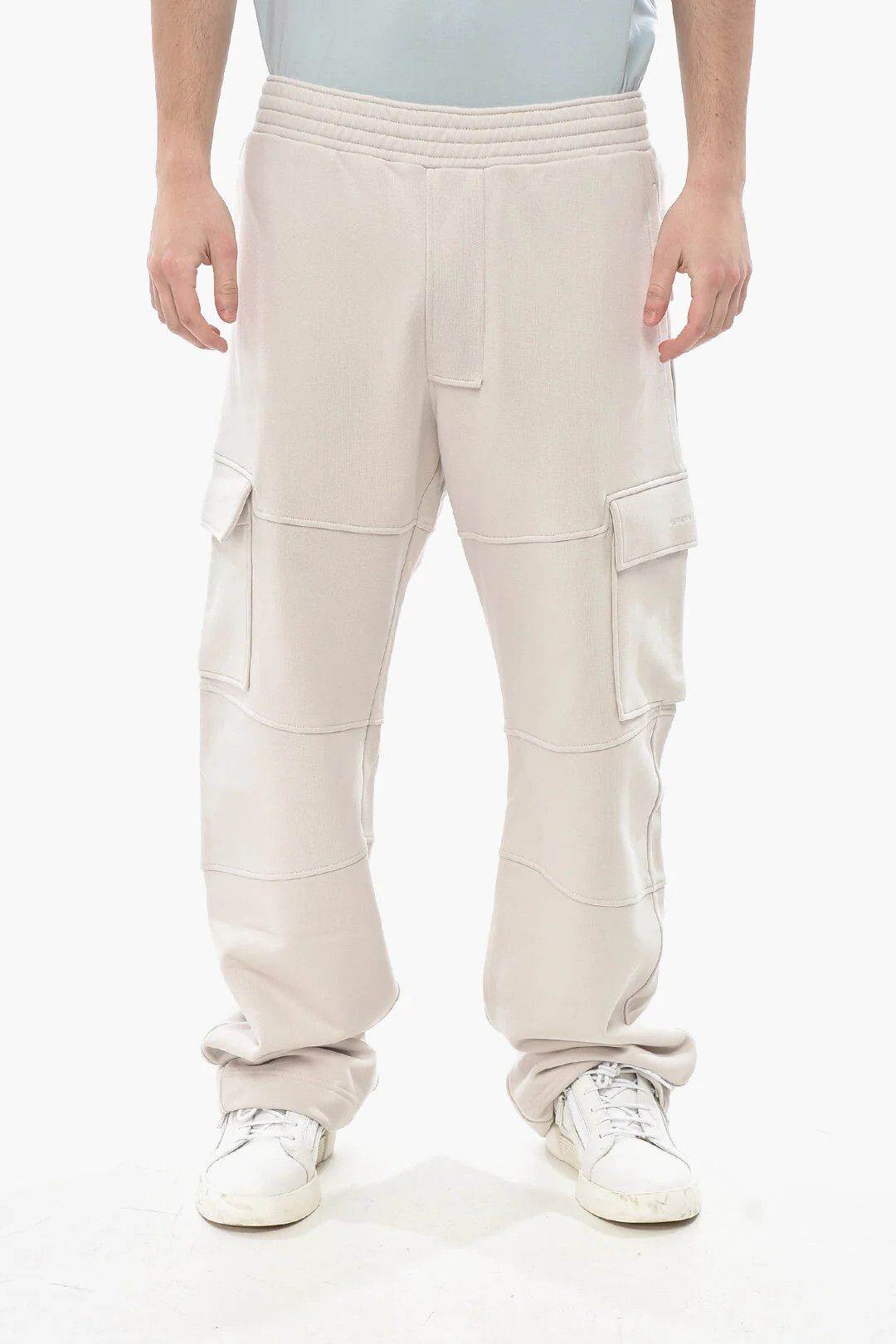 Givenchy og1mm0326 Cargo Straight-Leg Sweatpants & Joggers in White Size US 34 / EU 50 - 1 Thumbnail