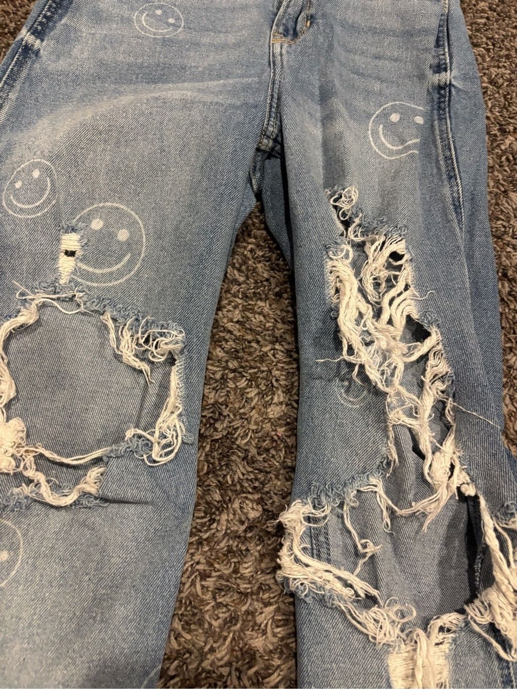 Hollister Hollister Ultra High-Rise Mom Smile Print Jeans Size 24" / US 00 / IT 34 - 5 Thumbnail