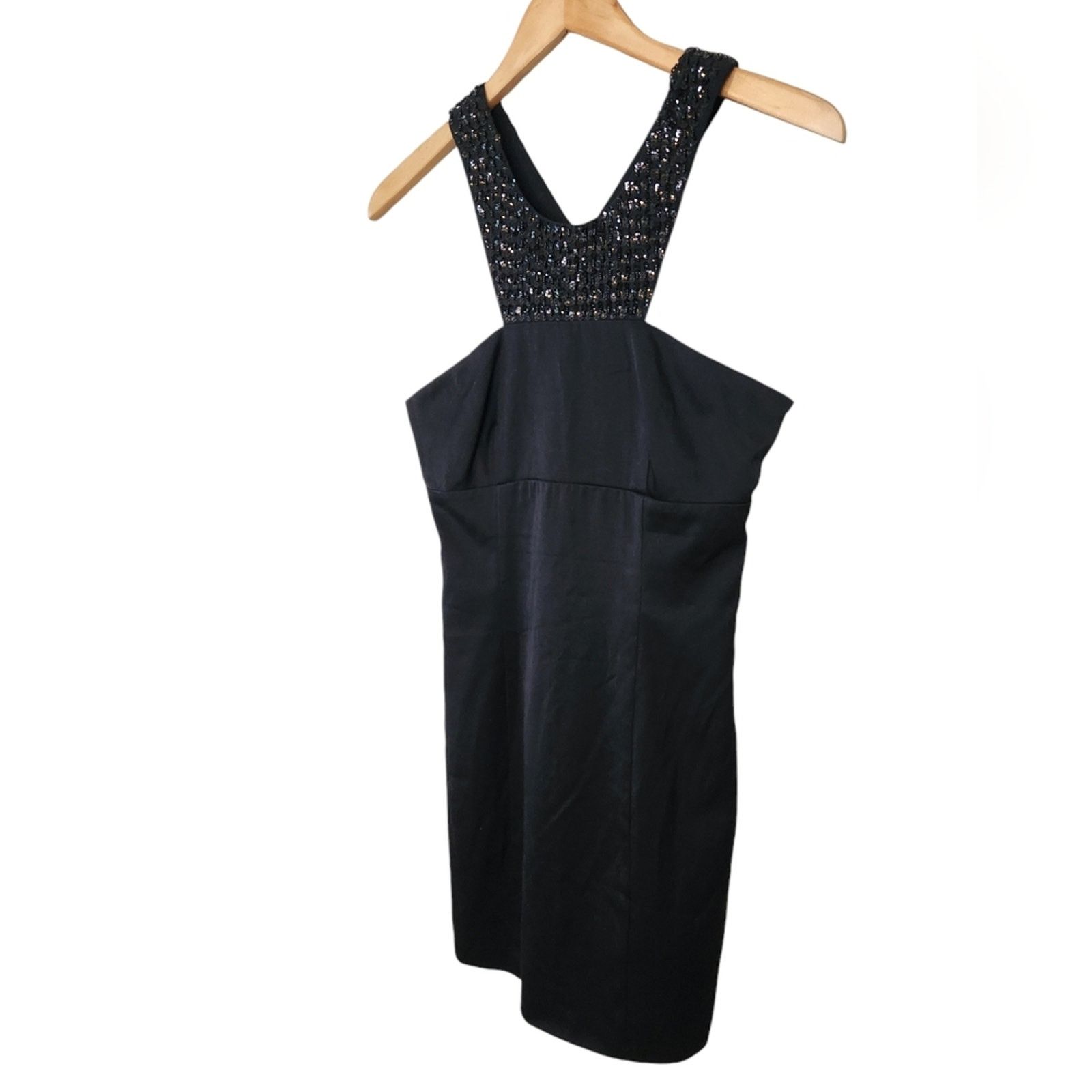 Armani Exchange NWT Armani Exchange Y2K Mini High Neck beaded dress 4 Size S / US 4 / IT 40 - 5 Thumbnail