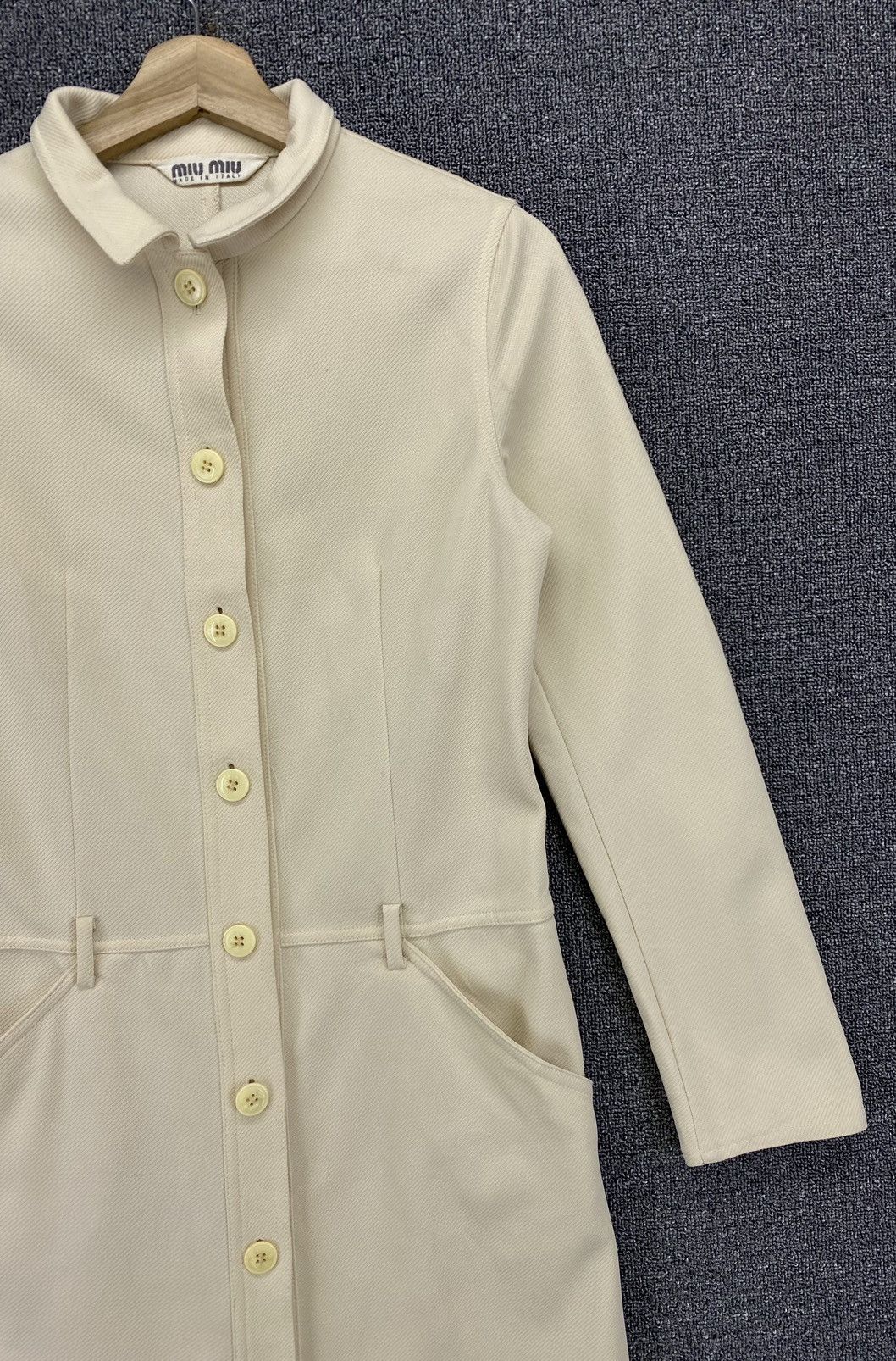 Miu Miu × Prada Vintage Miu Miu Prada Button Up Long Coat Jacket Size M / US 6-8 / IT 42-44 - 8 Thumbnail