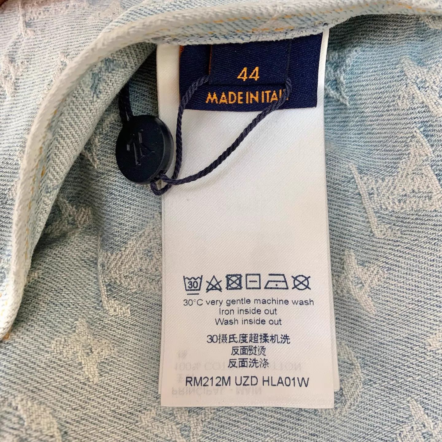 Louis Vuitton Blue LV x NBA Monogram Embroidered Hooded Denim Jkt Size US S / EU 44-46 / 1 - 9 Thumbnail