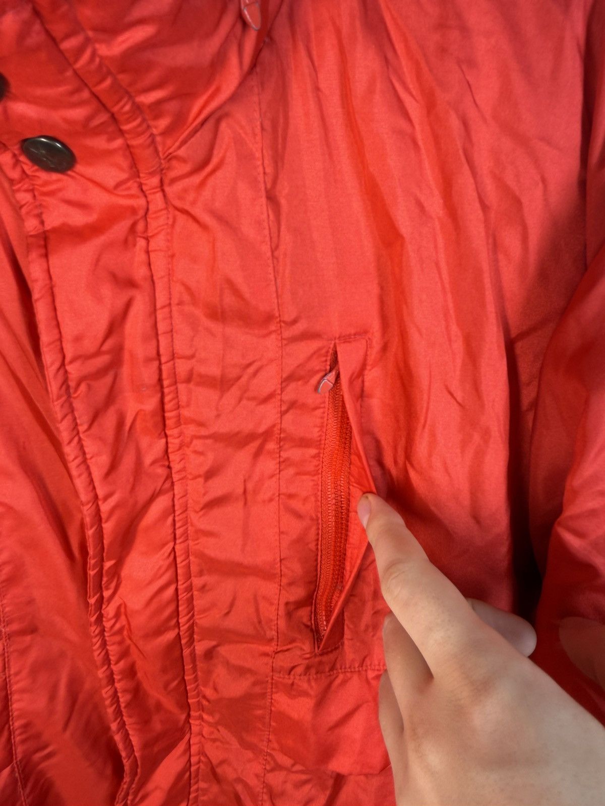 Yves Saint Laurent 90s Winter YSL Down Jacket Puffer Red Bomber Heavy Coat Size US M / EU 48-50 / 2 - 17 Thumbnail