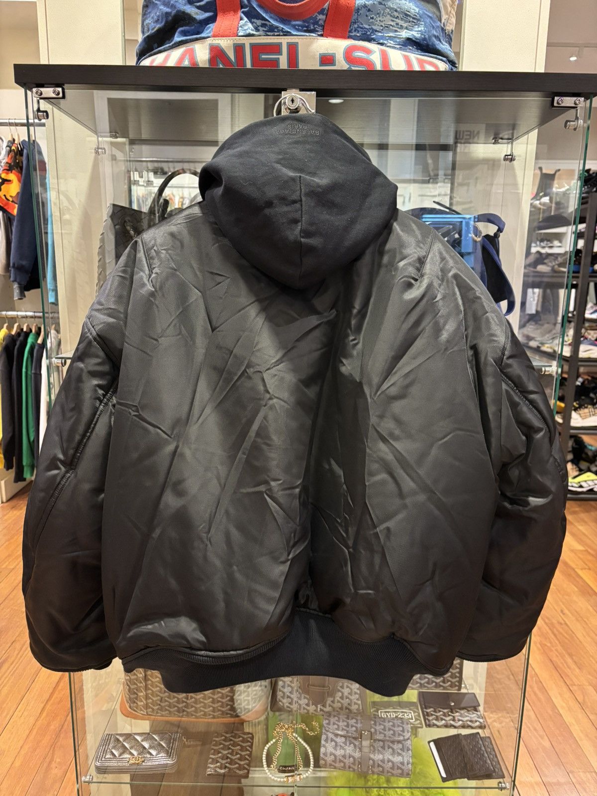 Balenciaga Balenciaga Double Layer Bomber Jacket Size US XS / EU 42 / 0 - 3 Thumbnail