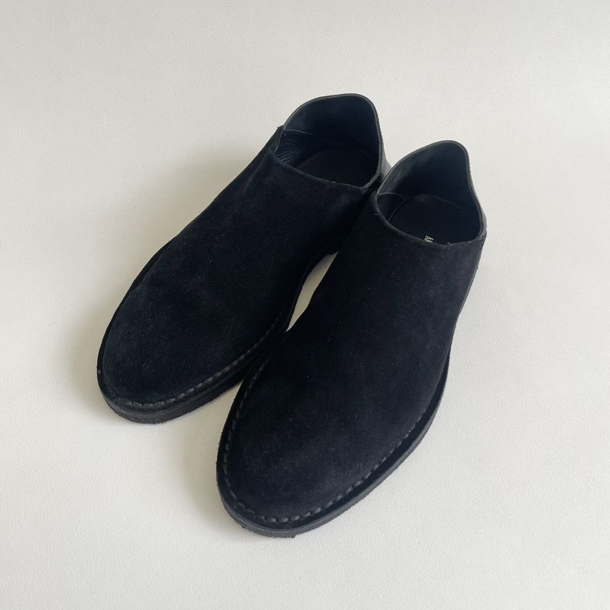 Ann Demeulemeester Black Suede Loafers / Mules Size US 8 / IT 38 - 3 Thumbnail