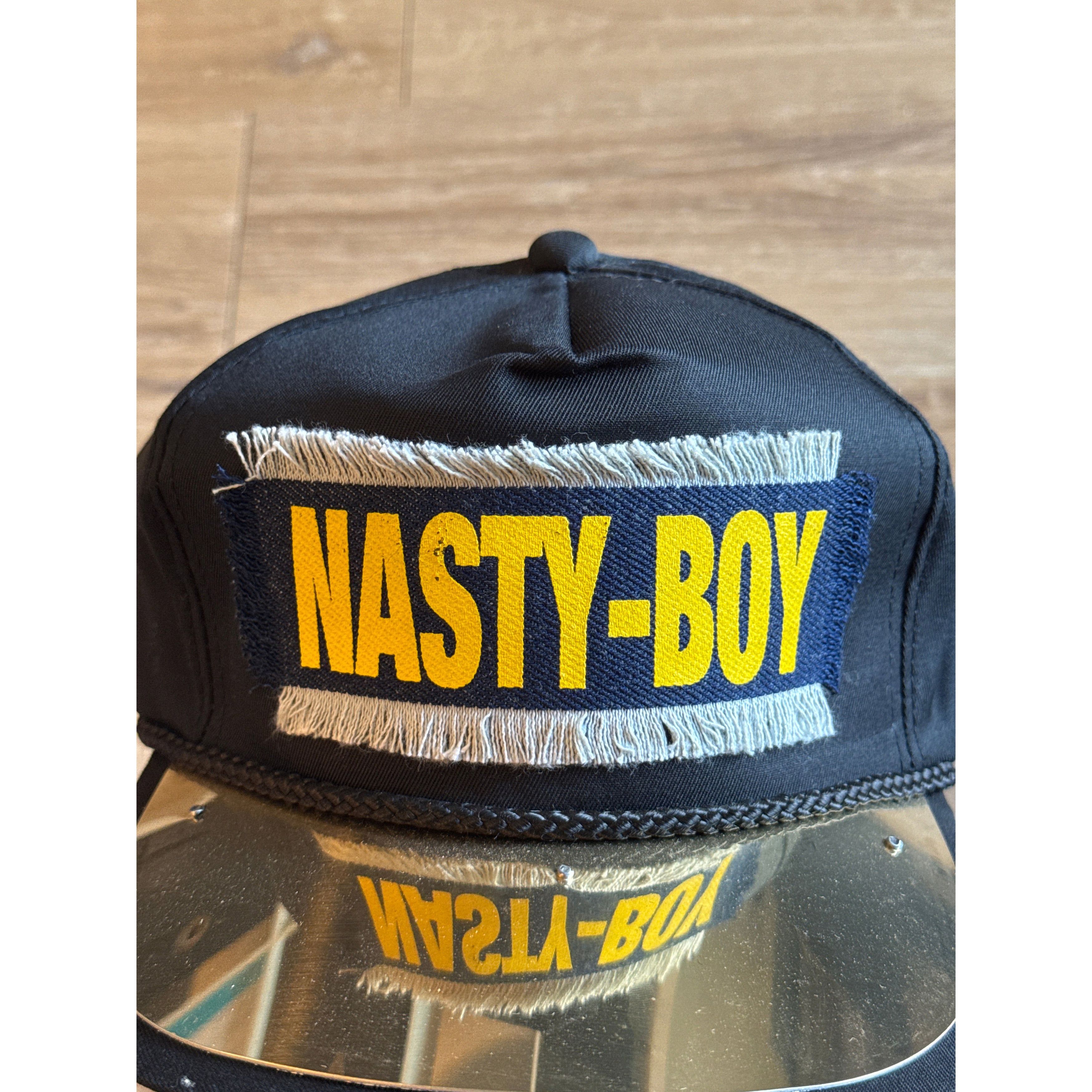 Other Vintage 90s Nasty Boy Metal Plate Snapback Hat Size ONE SIZE - 2 Thumbnail