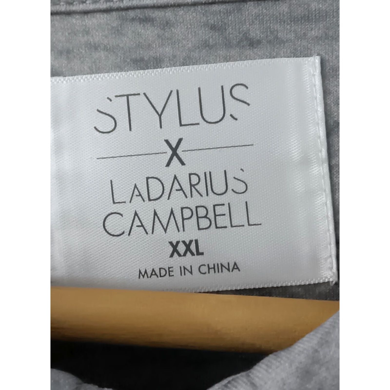 Vintage Stylus X Ladarius Campbell Mountain Design Button Up Jacket XXL Heather Grey Mens Button-Up Graphic Mountain Design Jacket XS? Size US XXL / EU 58 / 5 - 5 Thumbnail