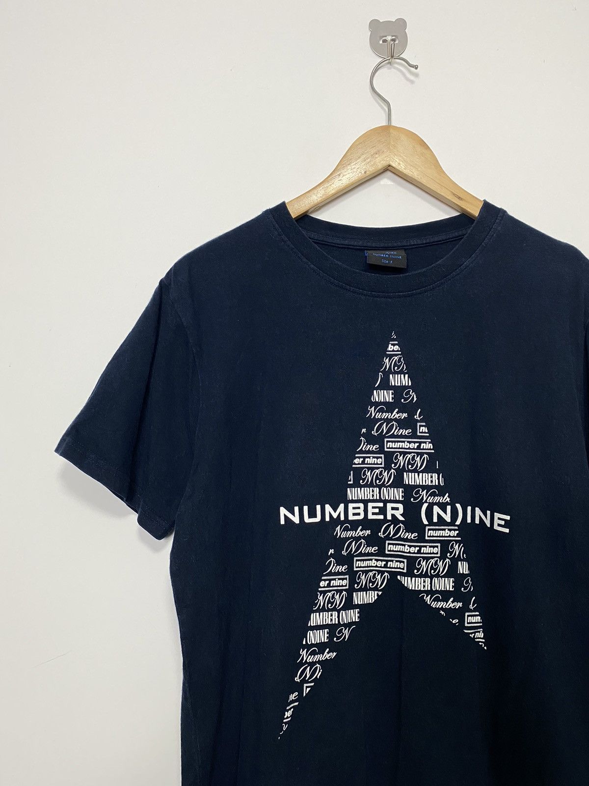image of Number N Ine x Vintage Number(N)Ine X Marlboro Star Tee Shirt in Navy, Men's (Size Medium)