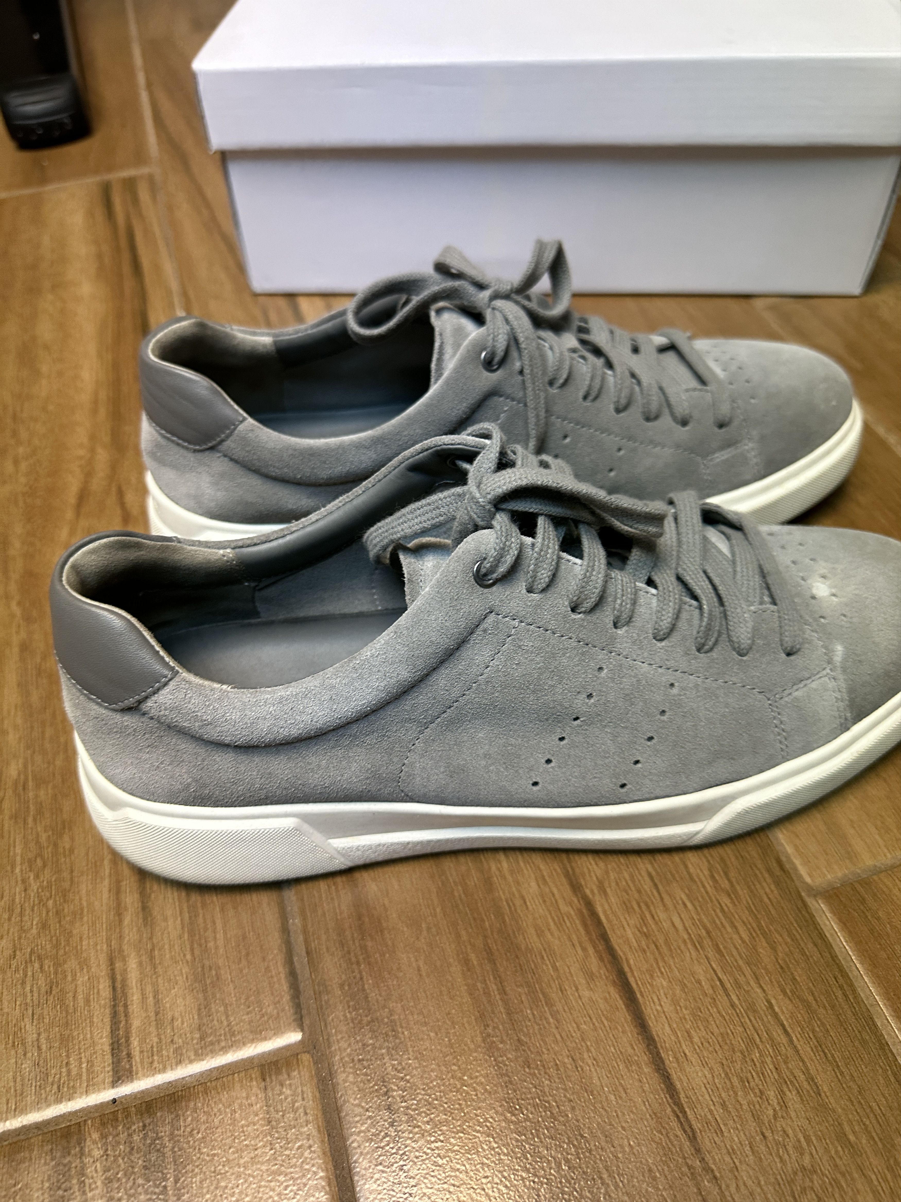 Vince VINCE Brady-B Men's Suede Gray (Smoke SU) Sneakers Size 9 Size US 9 / EU 42 - 2 Thumbnail