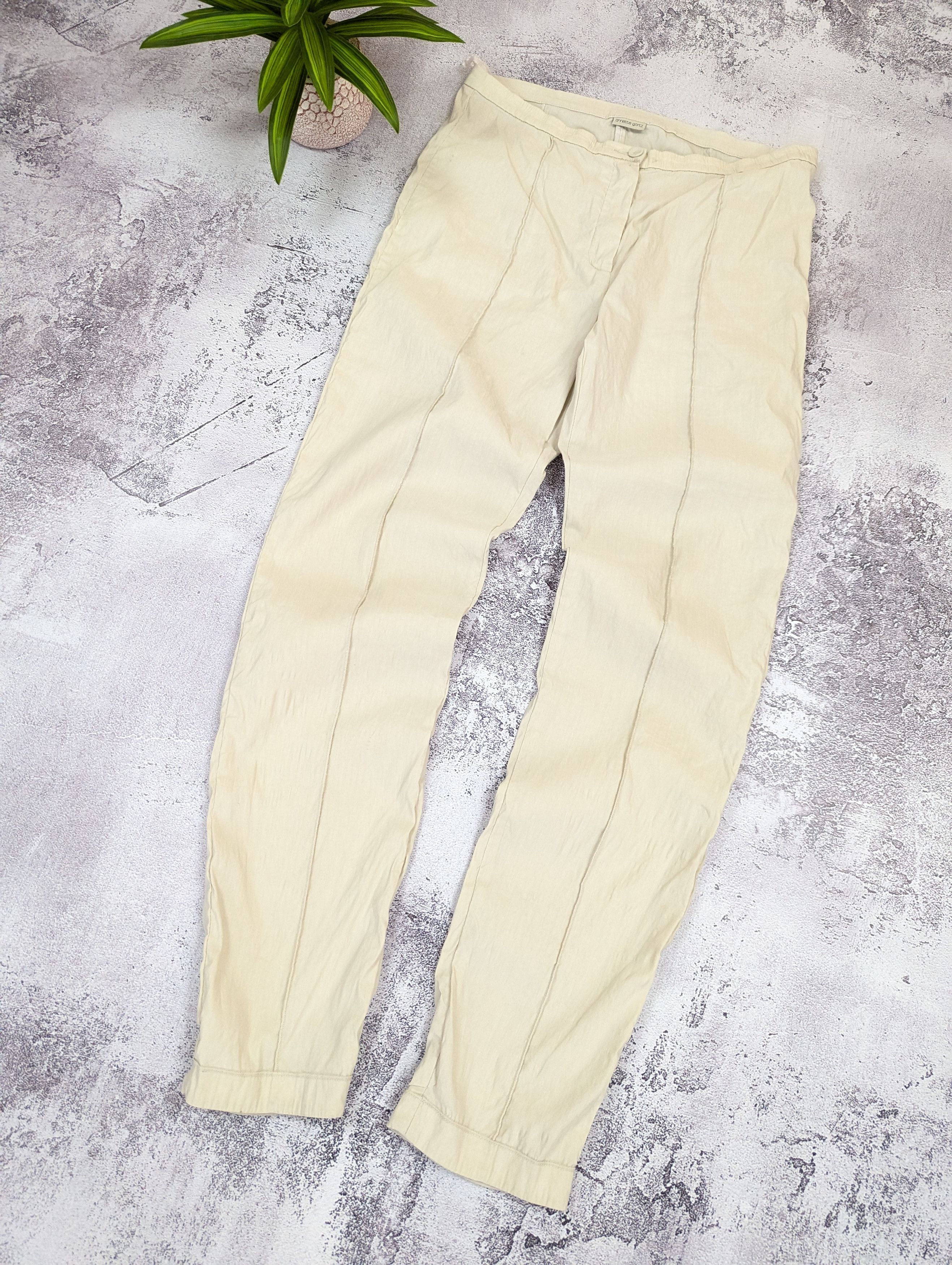 Annette Gortz Annette Gortz Minimal Linen Blend Pants 42 Size 31" - 5 Thumbnail