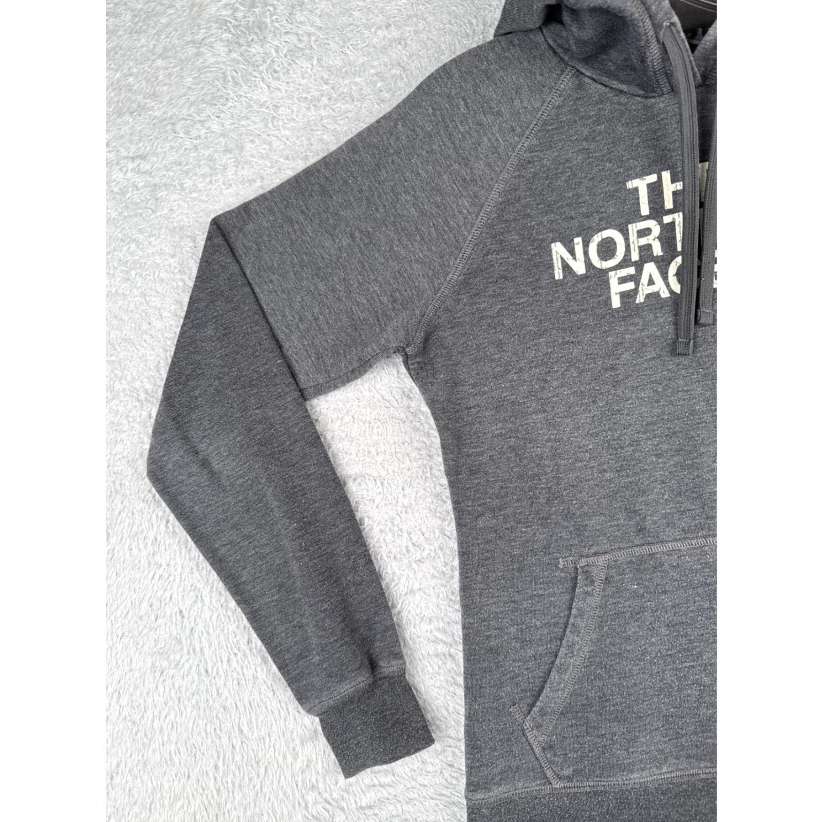 The North Face The North Face Jacket Womens Small Gray Pullover Hooded Hoodie Jersey Cotton Size S / US 4 / IT 40 - 3 Thumbnail