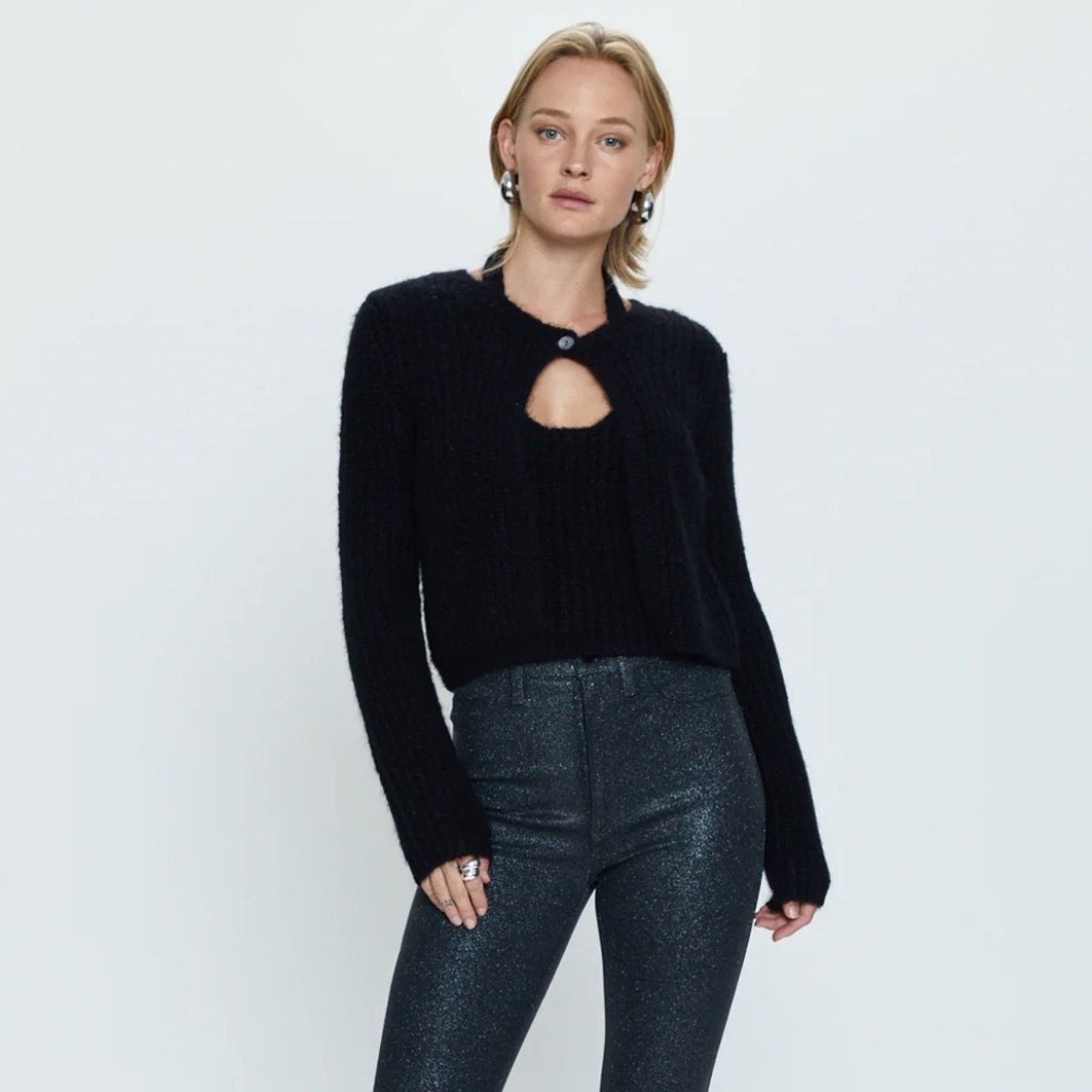Pistola NEW PISTOLA Emilie Halter Cardigan Set Size Small - $158 Size S / US 4 / IT 40 - 3 Thumbnail