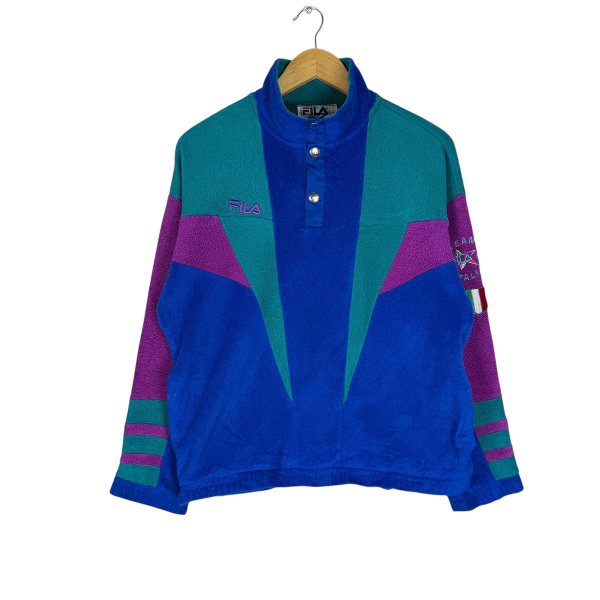Fila 🌟FILA ITALIA FLEECE COLORWAY JACKET Size M / US 6-8 / IT 42-44 - 1 Thumbnail