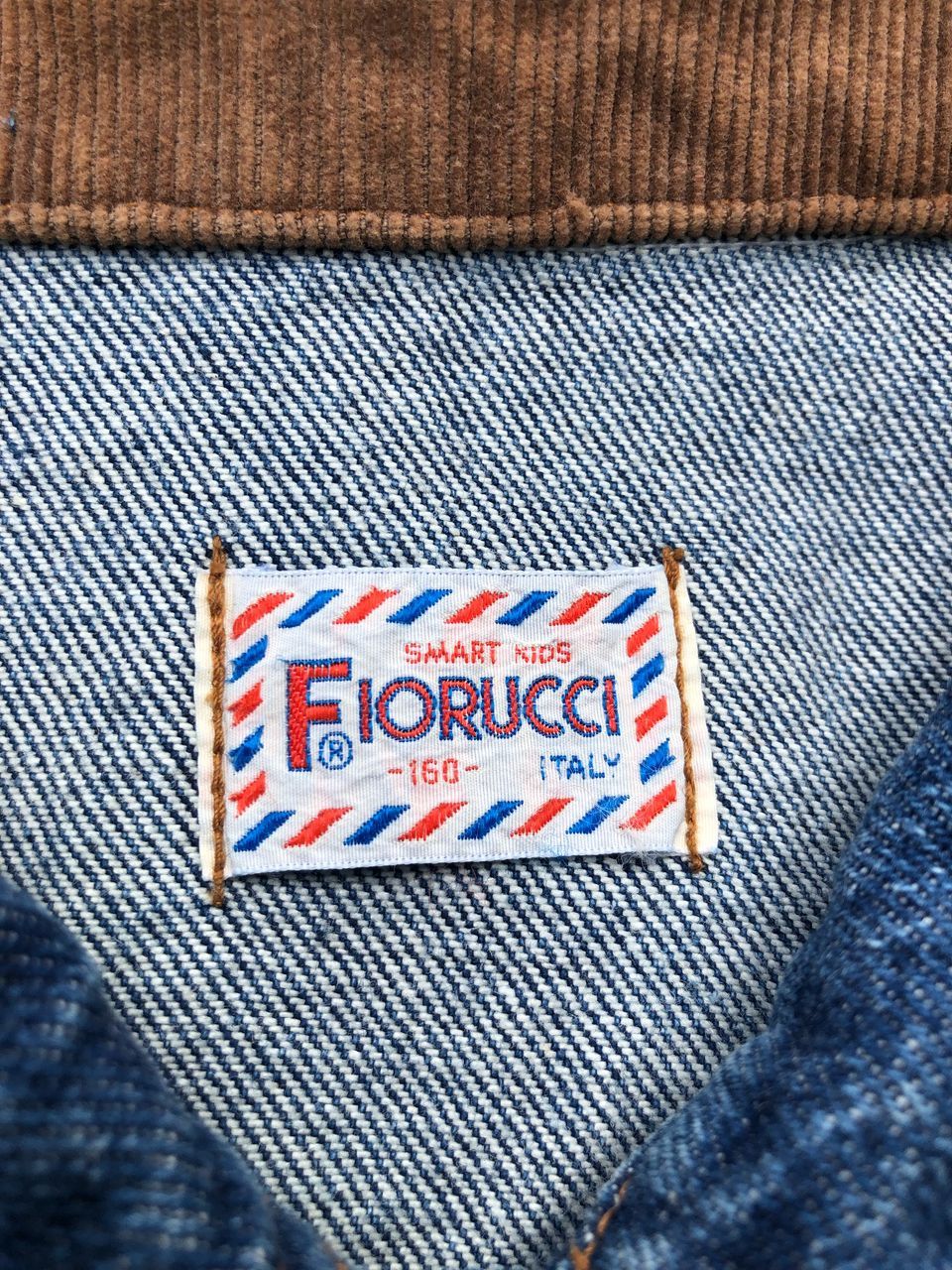 Fiorucci × Vintage Vintage 90s Fiorucci Big Logo Cropped Denim Jacket Size US S / EU 44-46 / 1 - 4 Thumbnail