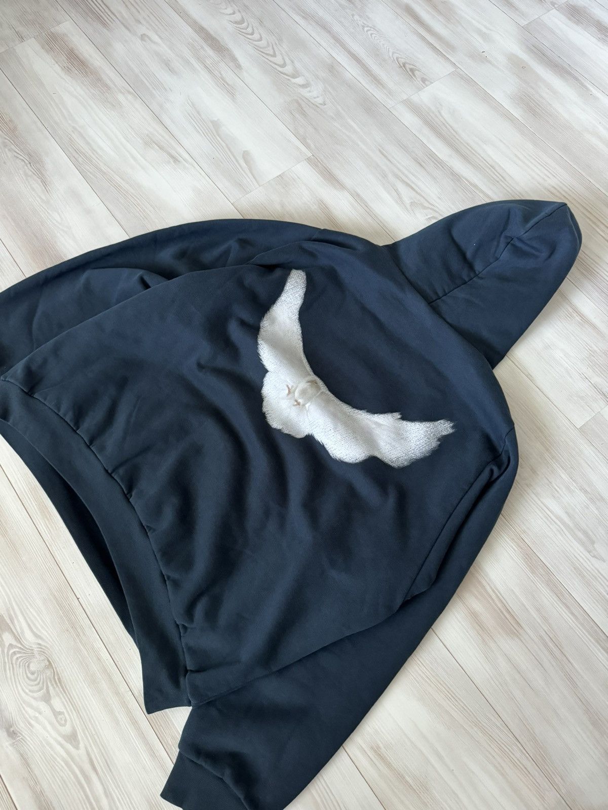 image of Avant Garde x Balenciaga Yeezy X Gap Pigeon Hoodie in Navy, Men's (Size XL)