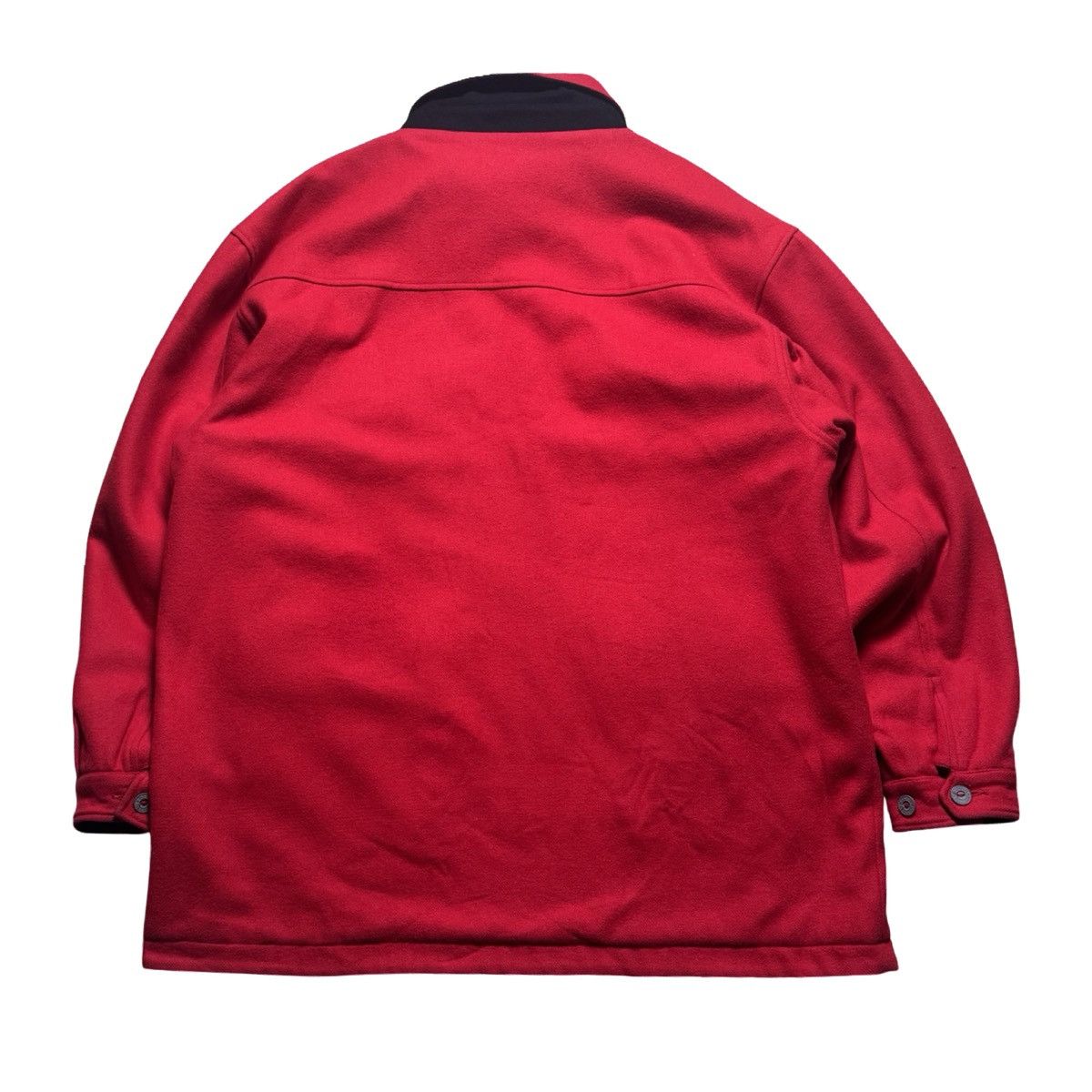 Marlboro MARLBORO Reversible Full Zip Jacket Black Red Wool 90s Large Size US L / EU 52-54 / 3 - 7 Thumbnail