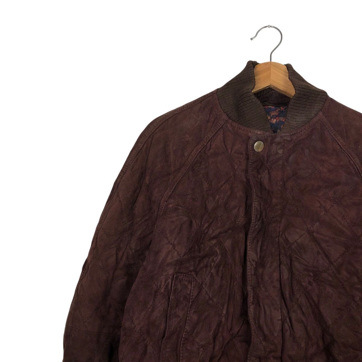Salvatore Ferragamo 📌Vintage Genuine Leather Jacket Salvatore Ferragamo Italy Size US M / EU 48-50 / 2 - 8 Thumbnail