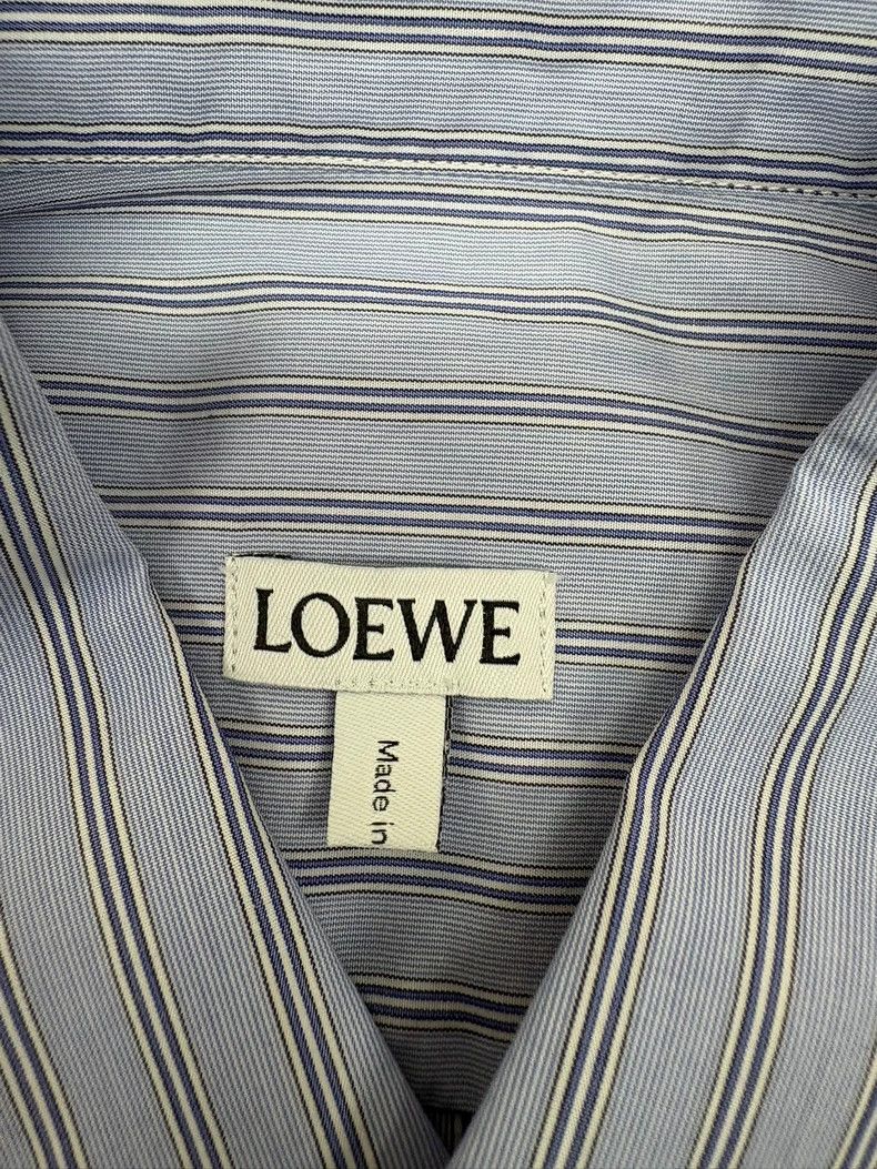 Loewe LOEWE Blue striped patch logo shirt Size XS / US 0-2 / IT 36-38 - 6 Thumbnail