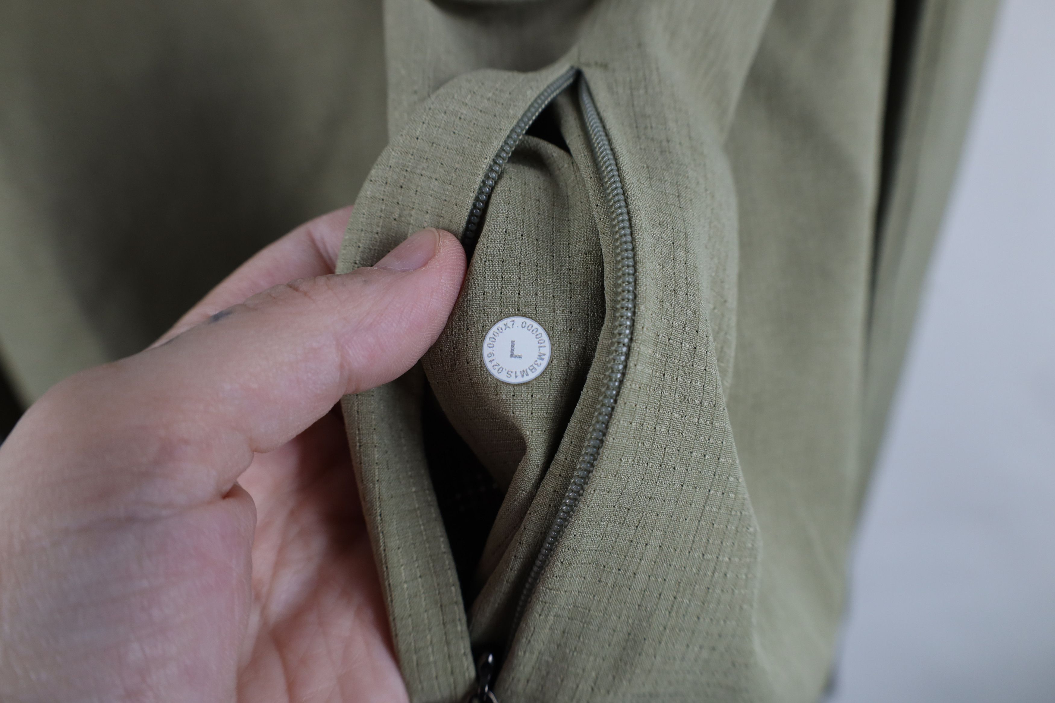 Lululemon Lululemon Lab Blank Thermal Weave Running Yoga Hoodie Green Size US L / EU 52-54 / 3 - 9 Thumbnail