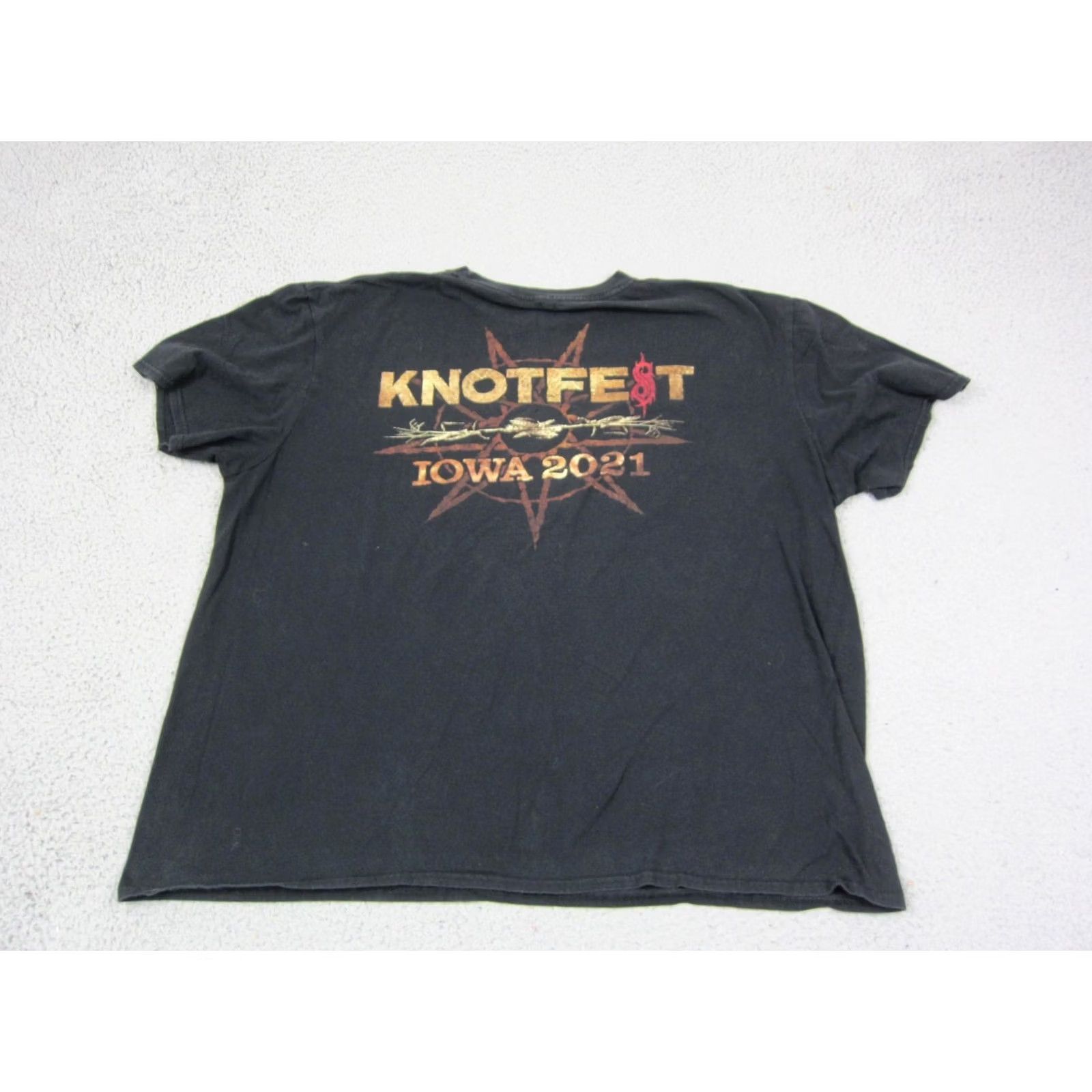 Vintage Slipknot Shirt Adult 2XL Black Knotfest Band Music Festival Mens USA 2021 Size US XXL / EU 58 / 5 - 7 Thumbnail
