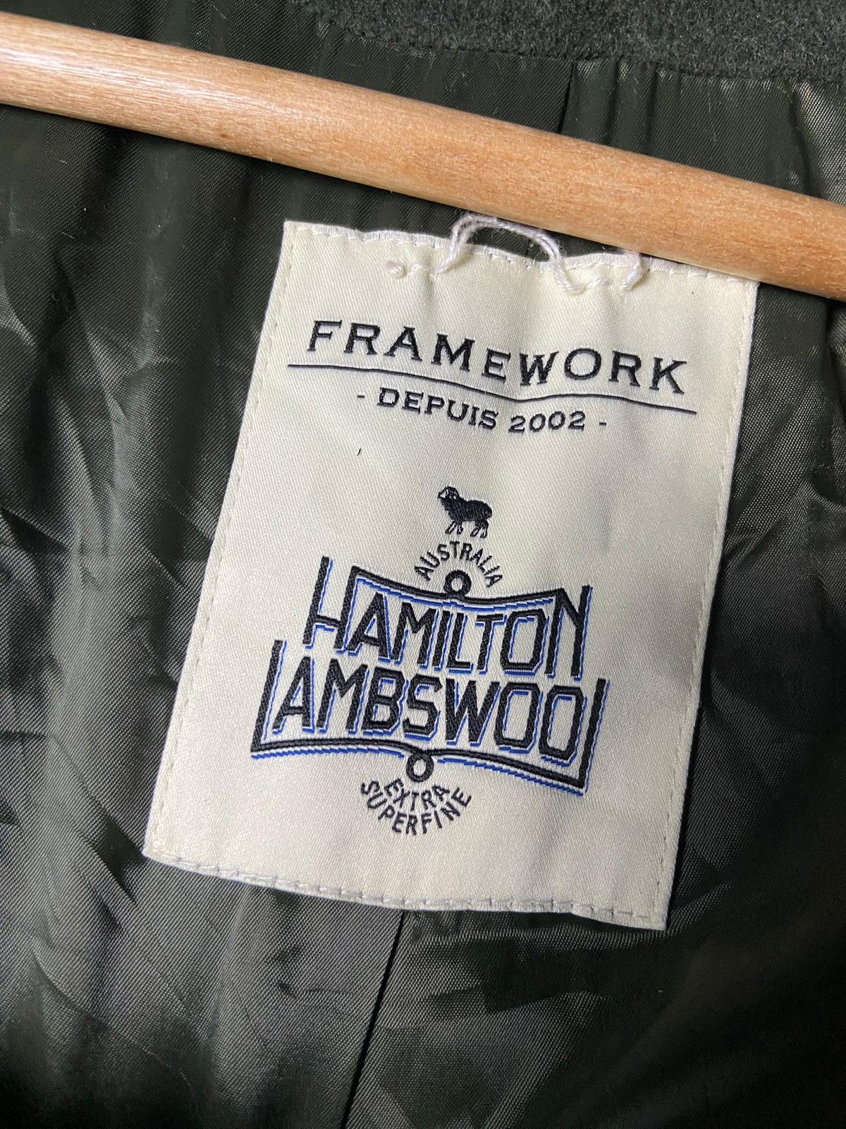 Hamilton Vintage Hamilton Lambswool Hooded Long Jacket (157) Size US XXS / EU 40 - 8 Thumbnail