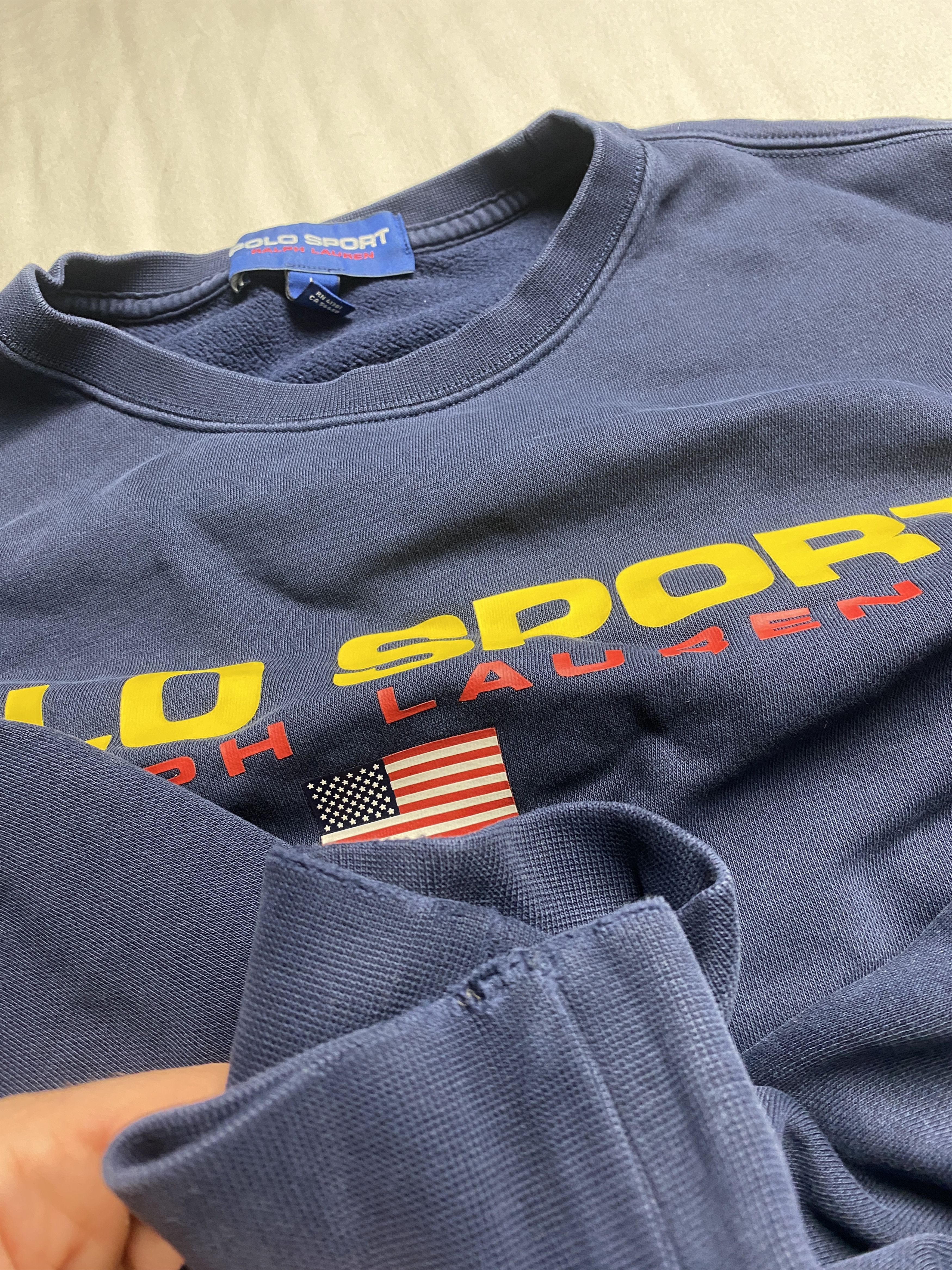 Polo Ralph Lauren Polo Sport Ralph Lauren big logo sweatshirt crewneck Size US L / EU 52-54 / 3 - 7 Thumbnail