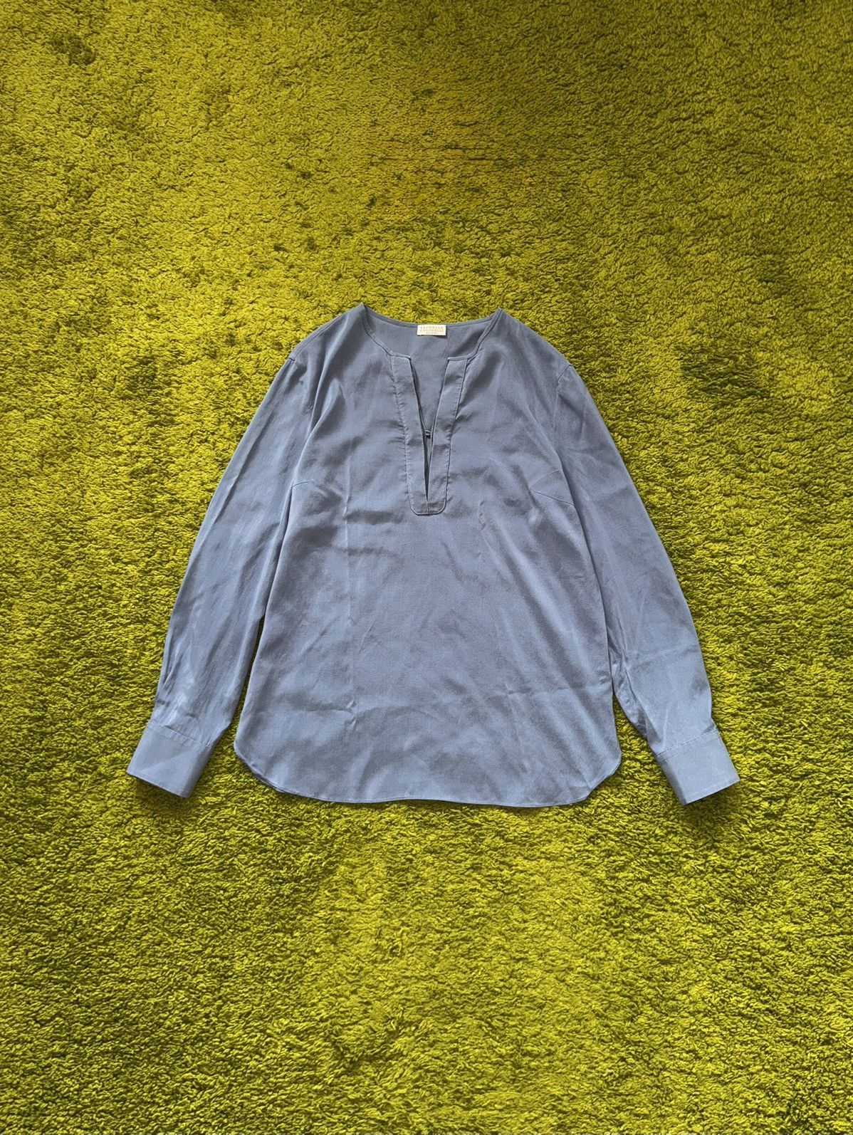 Brunello Cucinelli × Designer Brunello Cucinelli luxury silk blouse Size M / US 6-8 / IT 42-44 - 6 Thumbnail