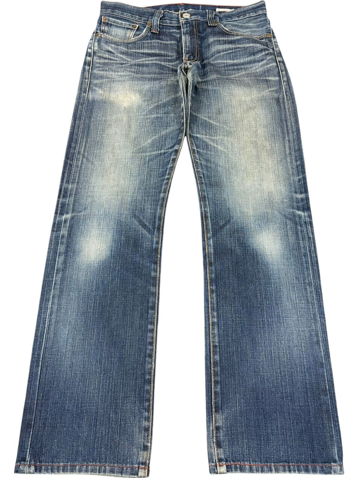Levi's Vintage 90s Levis 505 Mud Wash Distressed Loose Jeans Size US 33 - 1 Thumbnail