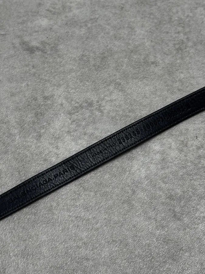 Balenciaga Balenciaga Black & Gold Studded City Leather Bracelet Size ONE SIZE - 8 Thumbnail