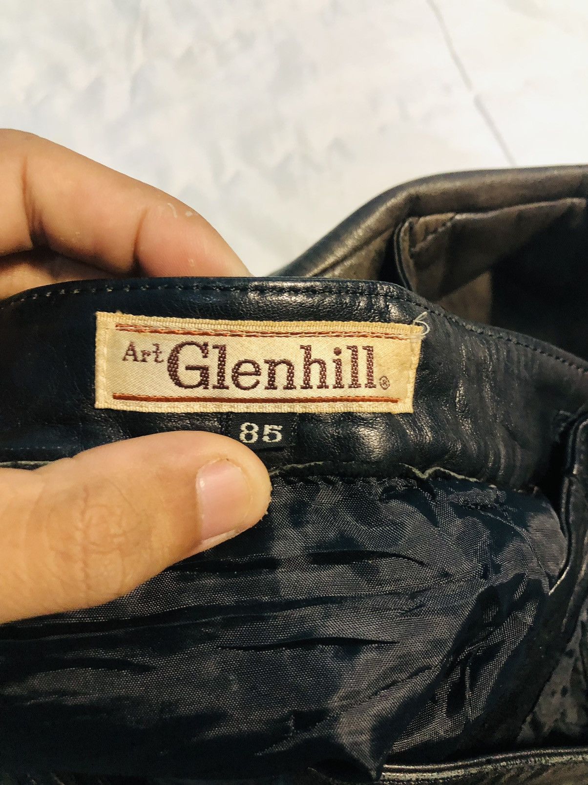 Japanese Brand Art Glenhill Leather Pants (5) Size US 29 - 9 Thumbnail