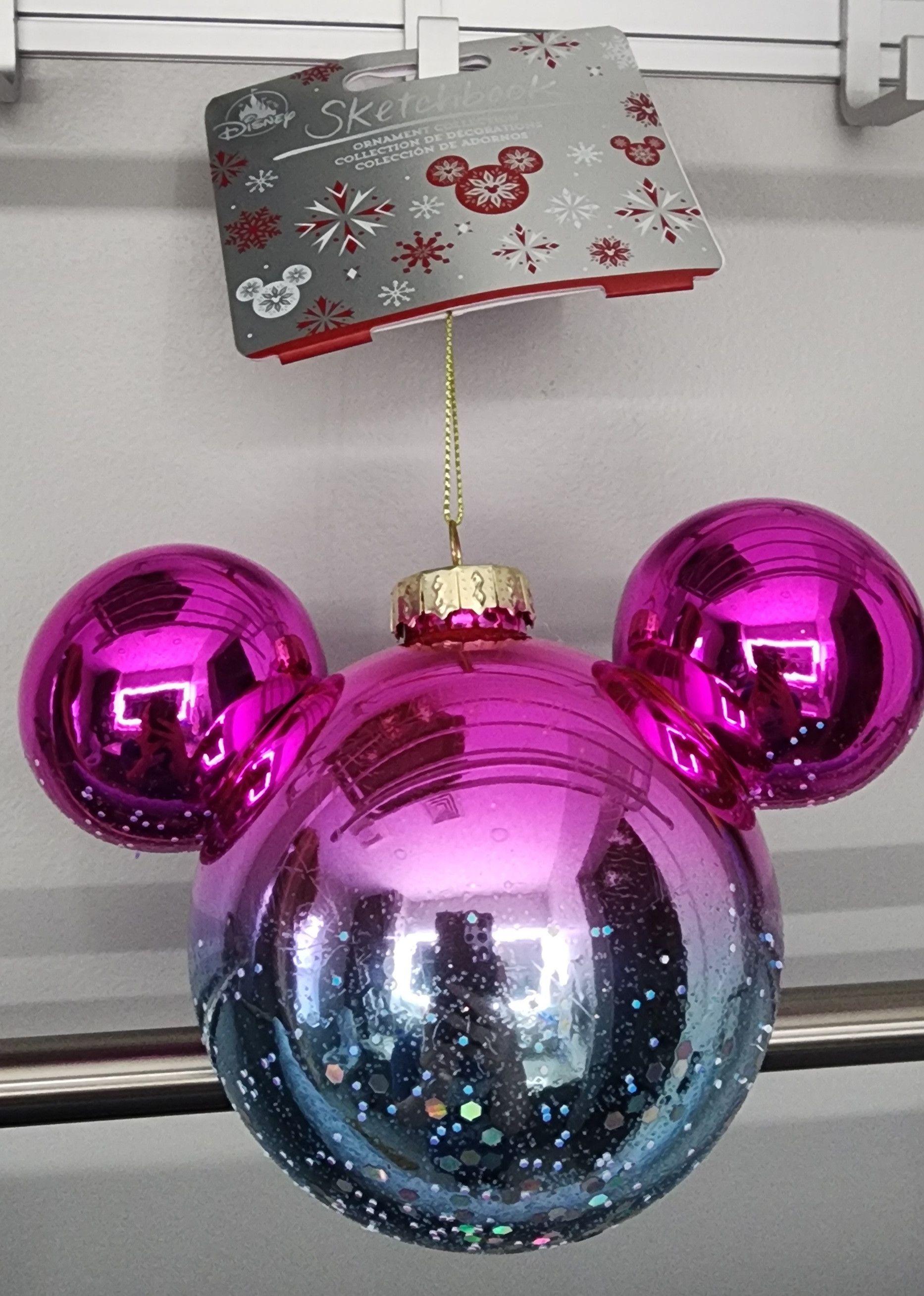 Disney NWT Disney Mickey Mouse Icon Sketchbook Ornament – Ombre Size ONE SIZE - 1 Thumbnail