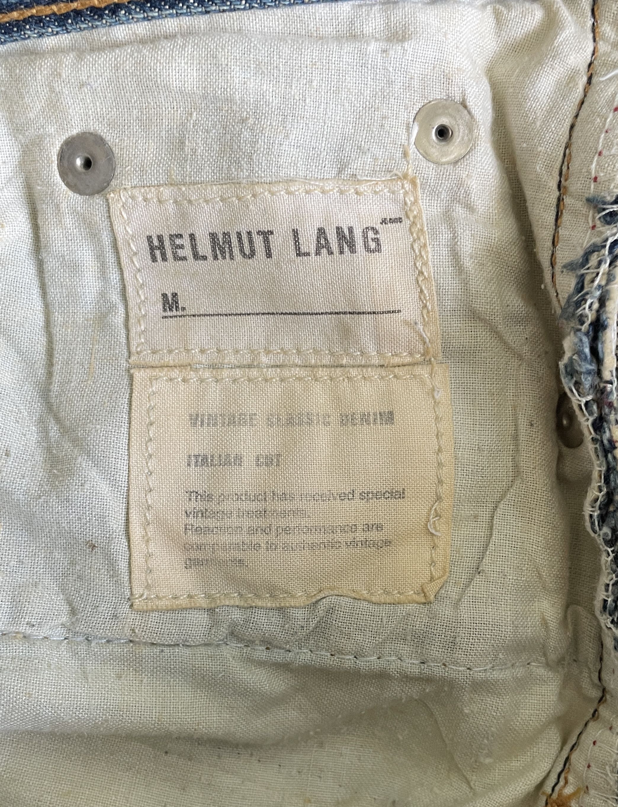 Helmut Lang HELMUT LANG Vintage Straight Leg Denim Size US 26 / EU 42 - 3 Thumbnail