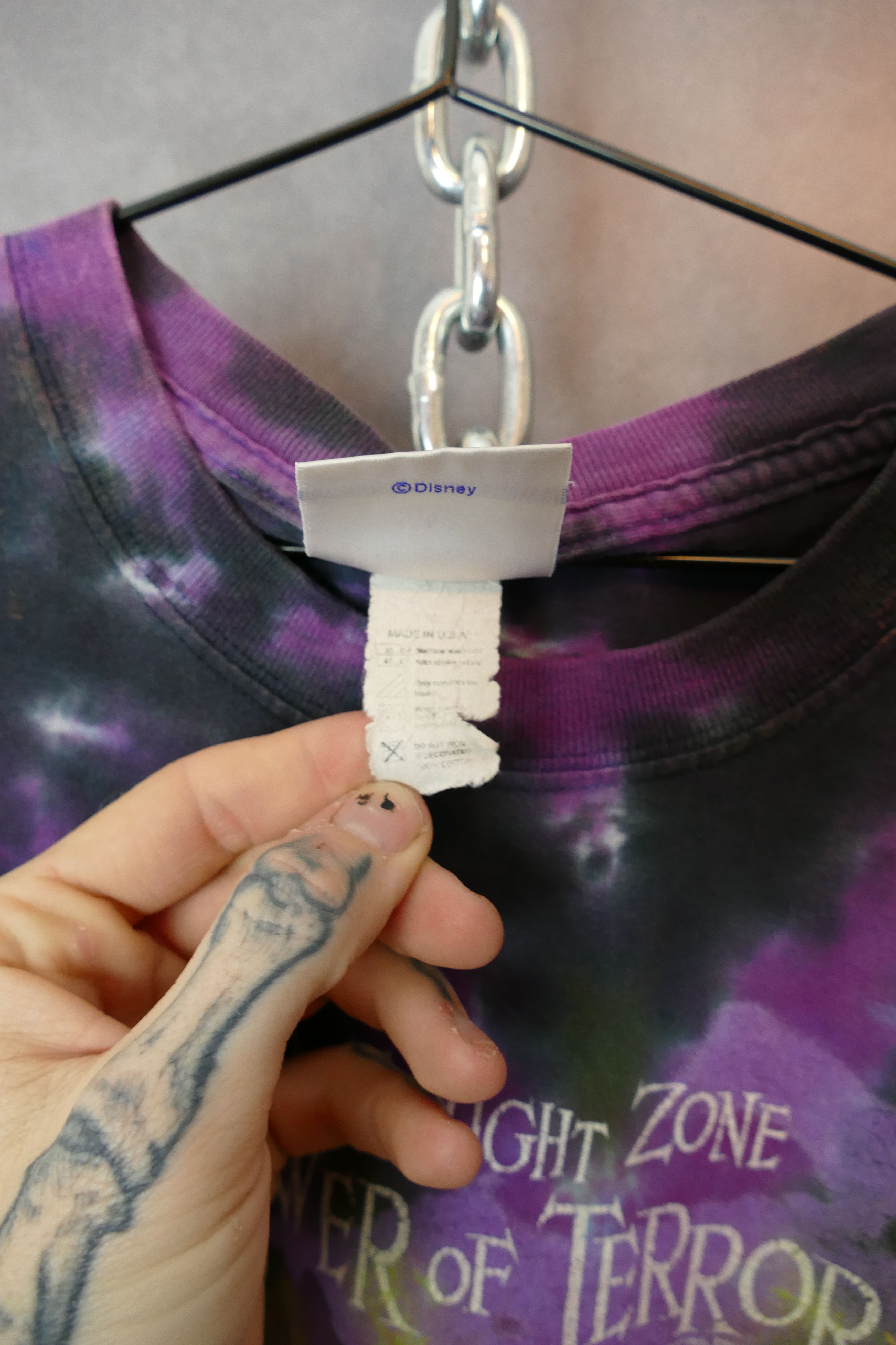 Disney Disneyland Tower of Terror Mens I Survived Size US L / EU 52-54 / 3 - 7 Thumbnail
