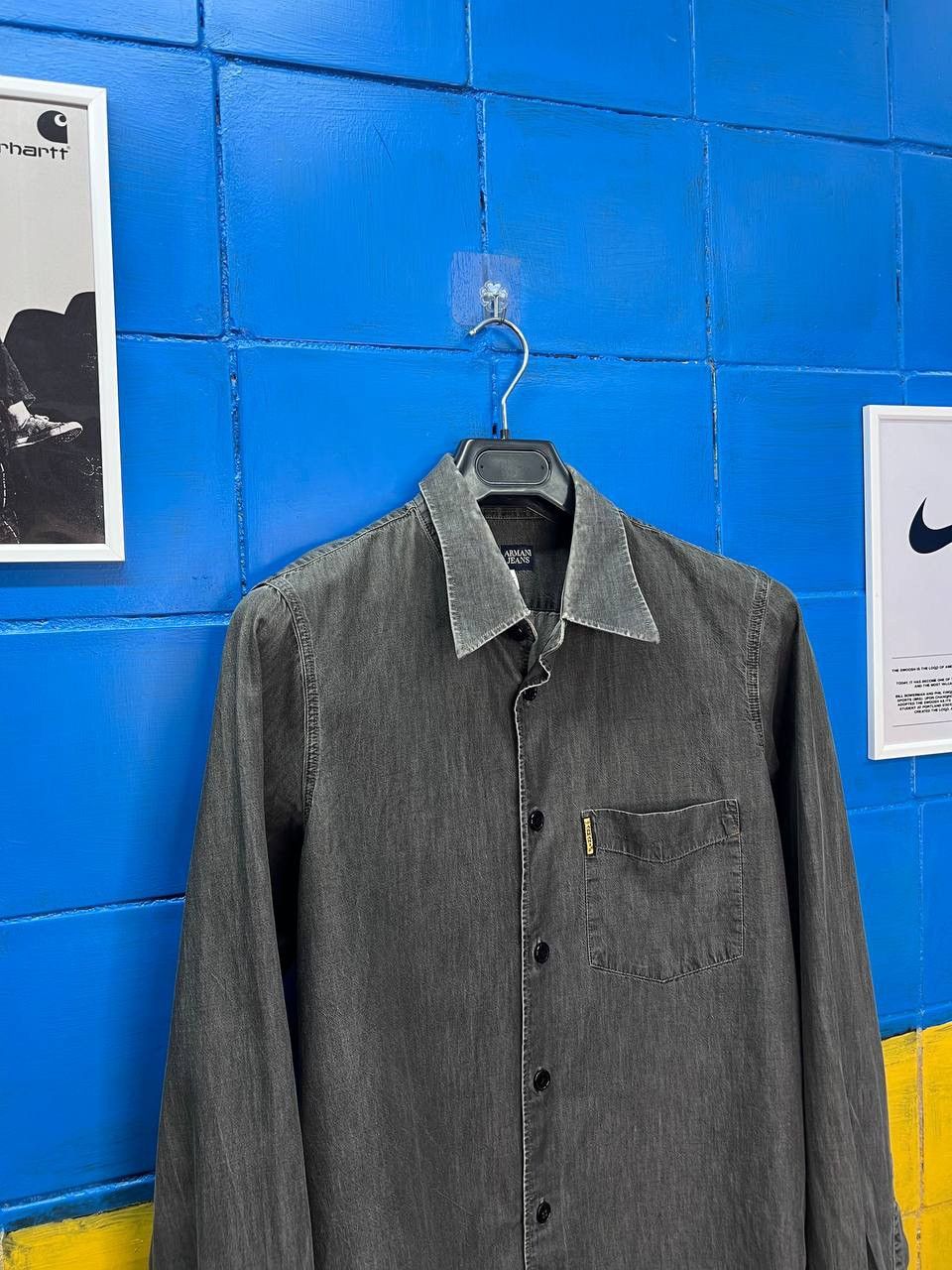 Armani × Vintage Armani jeans vintage shirt Size US M / EU 48-50 / 2 - 2 Thumbnail