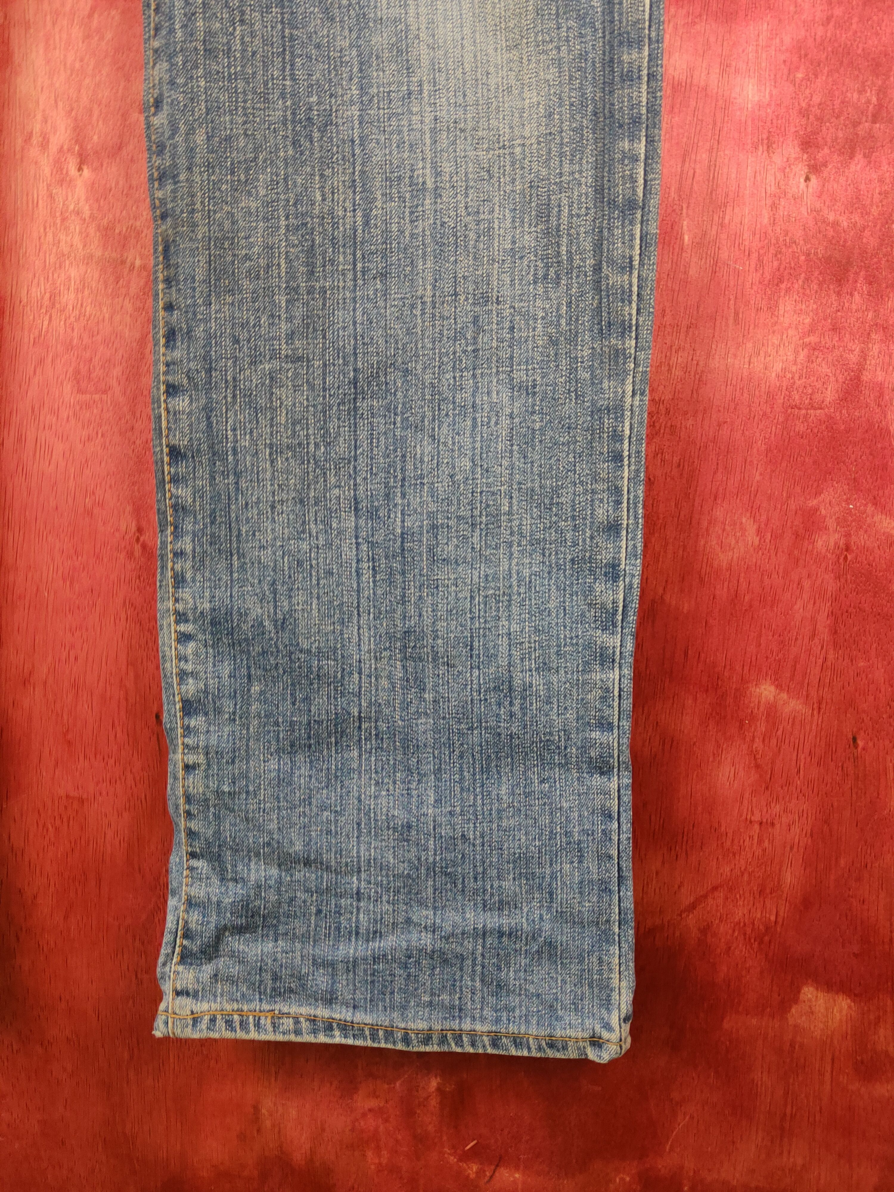 Edwin Edwin Blue Faded Distressed Ripped Jeans #S2238 Size US 39 - 6 Thumbnail