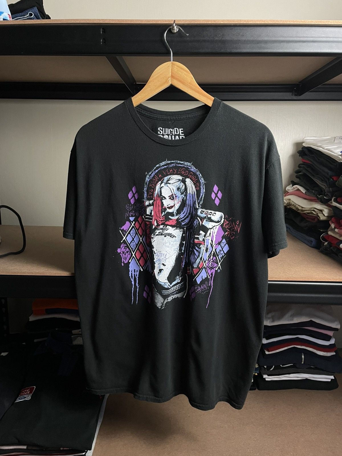 DC Comics Suicide Squad Harley Quinn graphic t-shirt Size US XL / EU 56 / 4 - 1 Thumbnail
