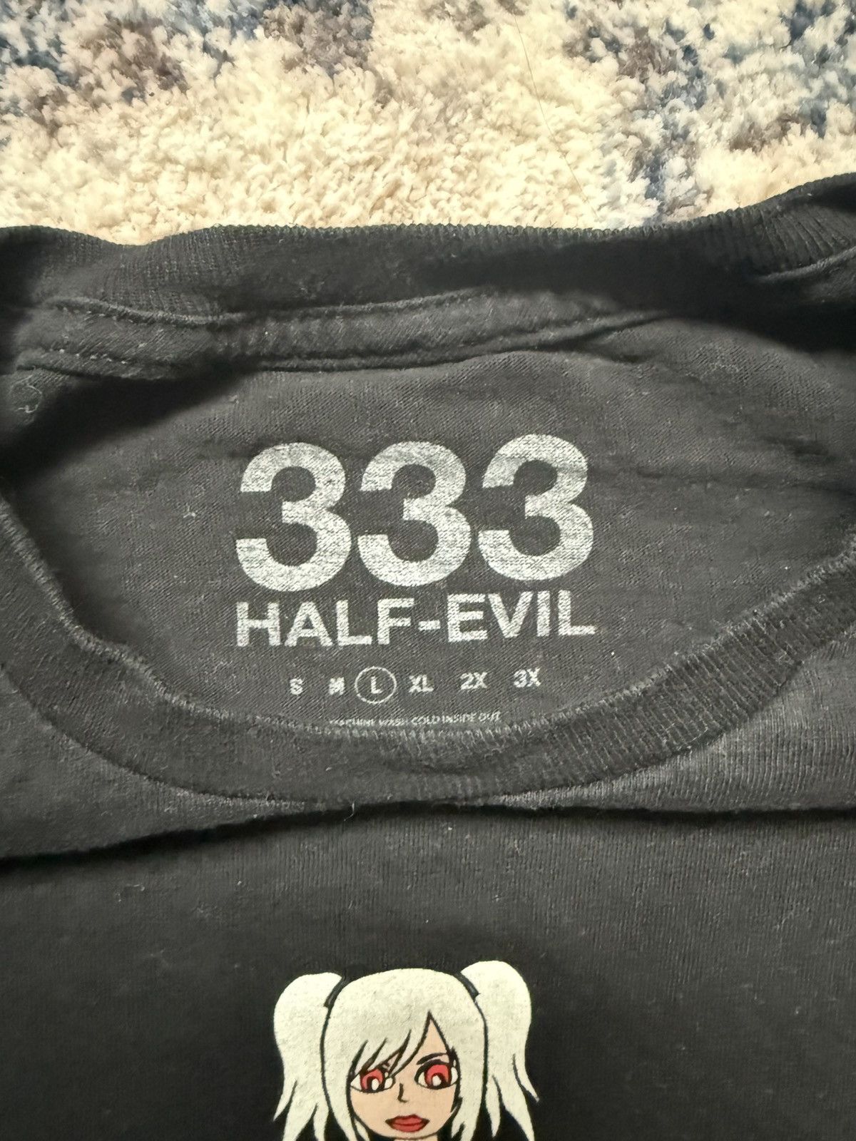 Half Evil Spike Likes To Read Tee Size US L / EU 52-54 / 3 - 3 Thumbnail