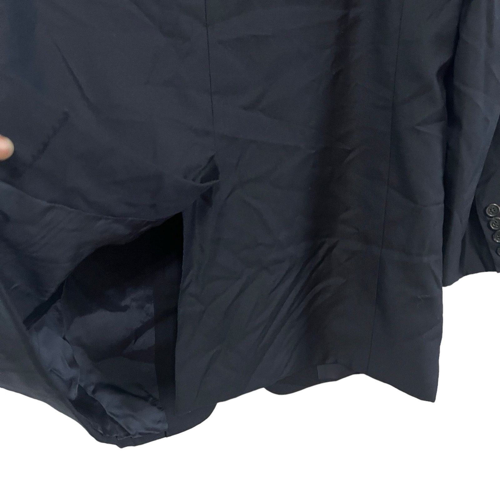 Hickey Freeman Hickey Freeman Loro Piana Navy 2 Button 2 Piece Suit 42L Size 42L - 7 Thumbnail
