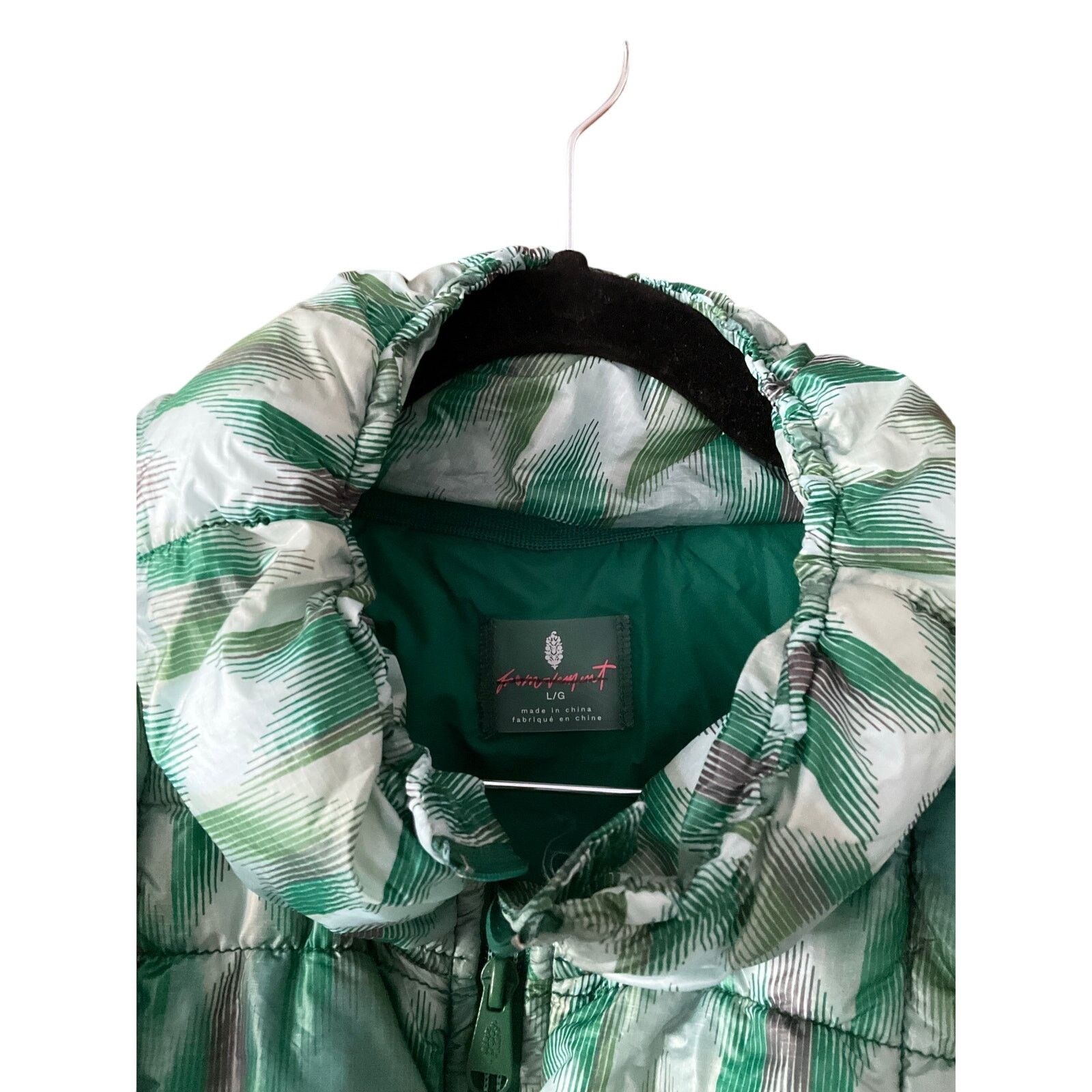 Free People Free People Movement Pippa Coat NWOT Blue Green Large Size L / US 10 / IT 46 - 3 Thumbnail