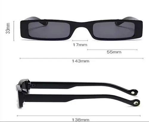 Electric Visual × Vintage Vintage square frame sunglasses Size ONE SIZE - 4 Thumbnail