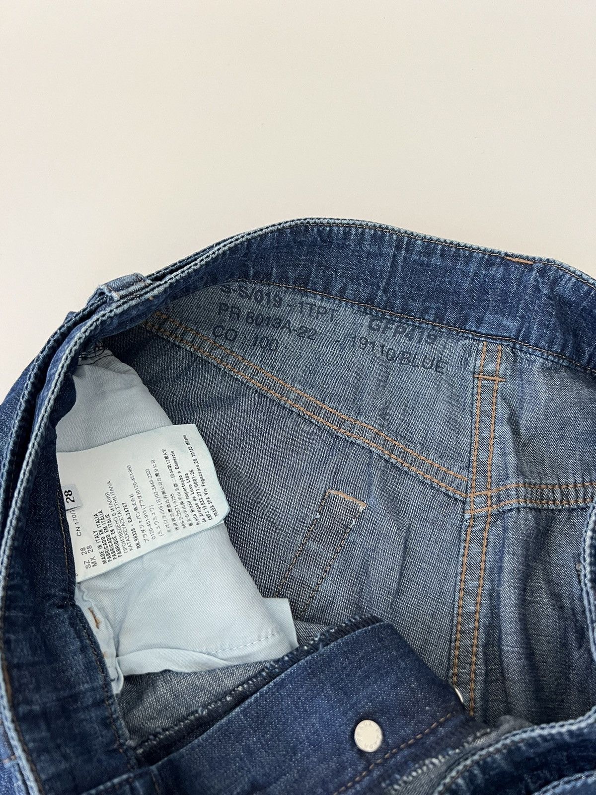 Prada Prada Triangle Logo Denim Pants Size US 28 / EU 44 - 6 Thumbnail