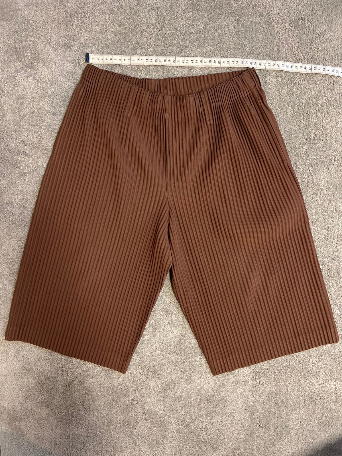 Pre-owned Issey Miyake Long Shorts In Brown