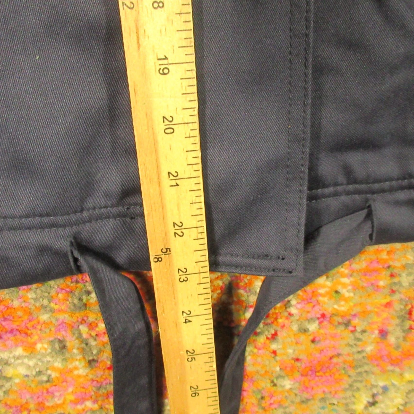Banana Republic Banana Republic Blazer Jacket Womens Navy Cotton Canvas Short Sleeve Button Pockets City Classic Preppy Regular EUC Fall Winter Spring Size S / US 4 / IT 40 - 7 Thumbnail