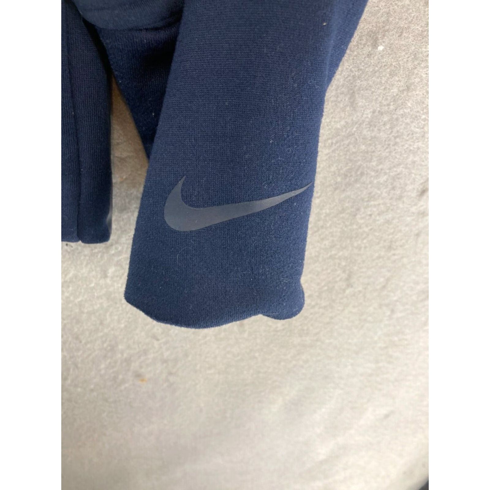 Nike Nike Dri-Fit Long Sleeve Shirt XL Blue Ribbed Spellout Womens Size XL / US 12-14 / IT 48-50 - 6 Thumbnail