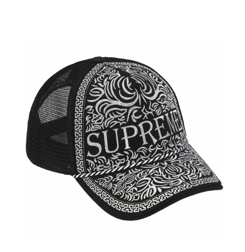 Supreme Supreme Vaquero Mesh Back 5-Panel Black Size ONE SIZE - 1 Thumbnail